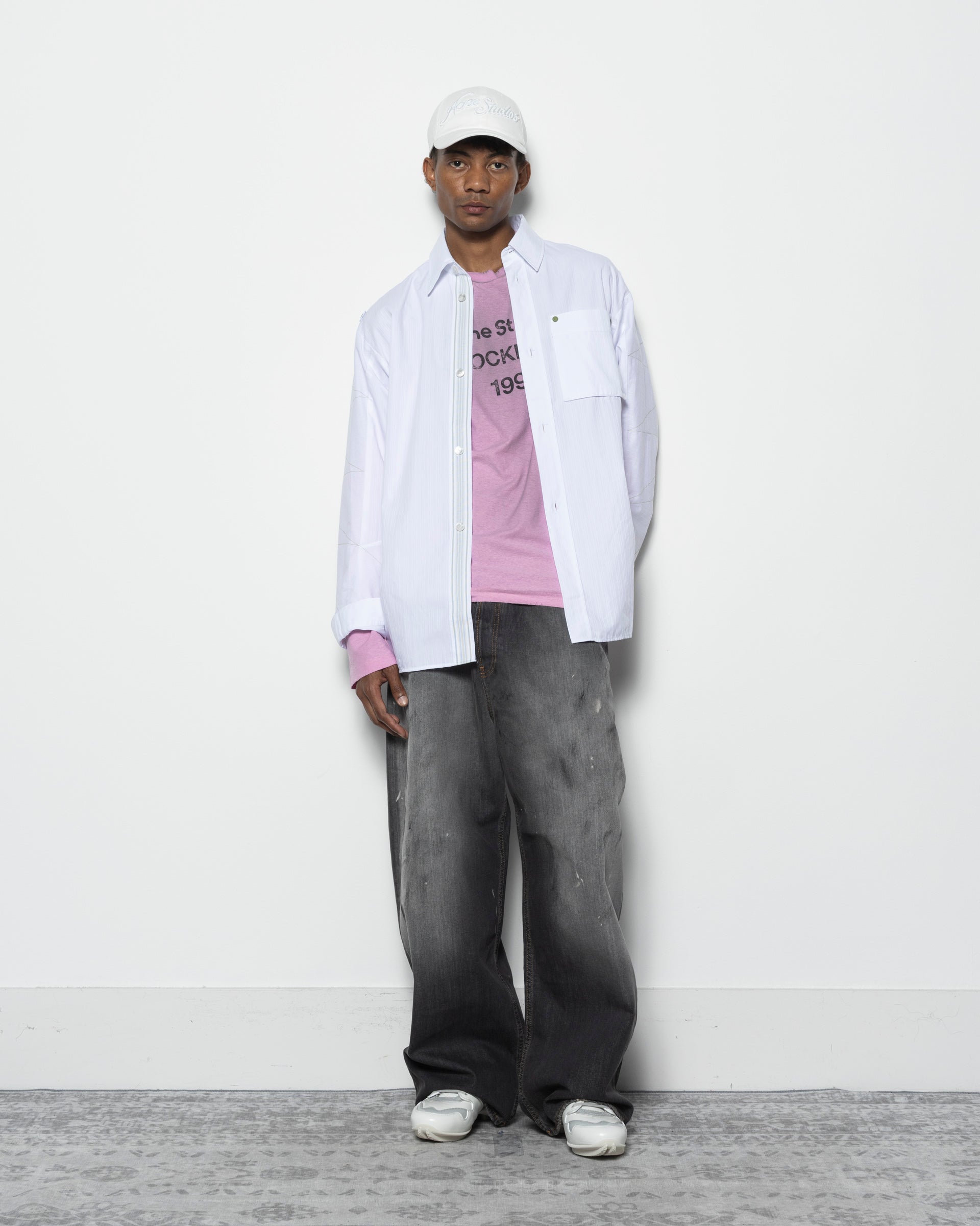 Acne Studios 2023M Super Baggy Jeans in Black Trafalgar | Roden Gray