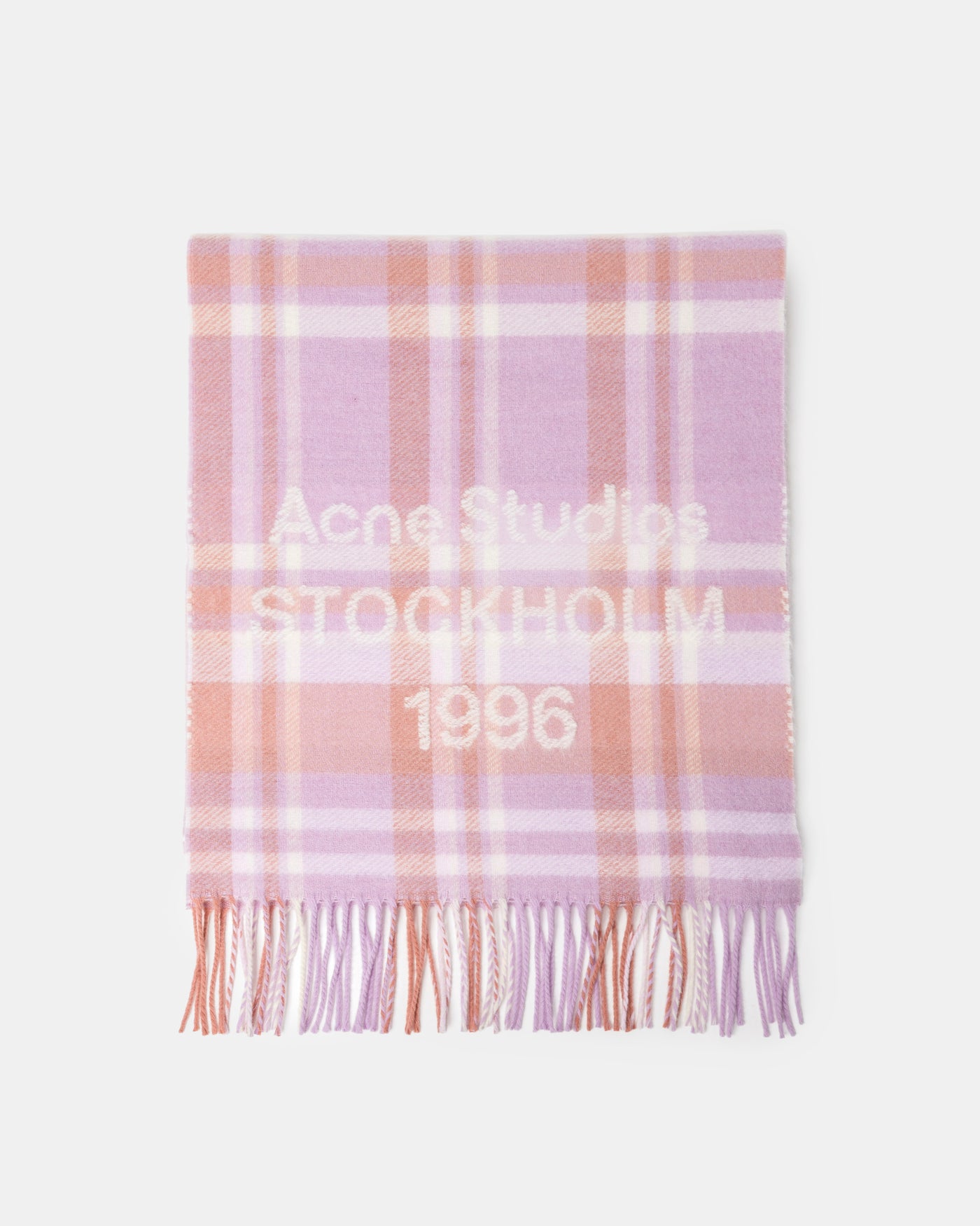 Check Logo Scarf in Pink/Fuchsia