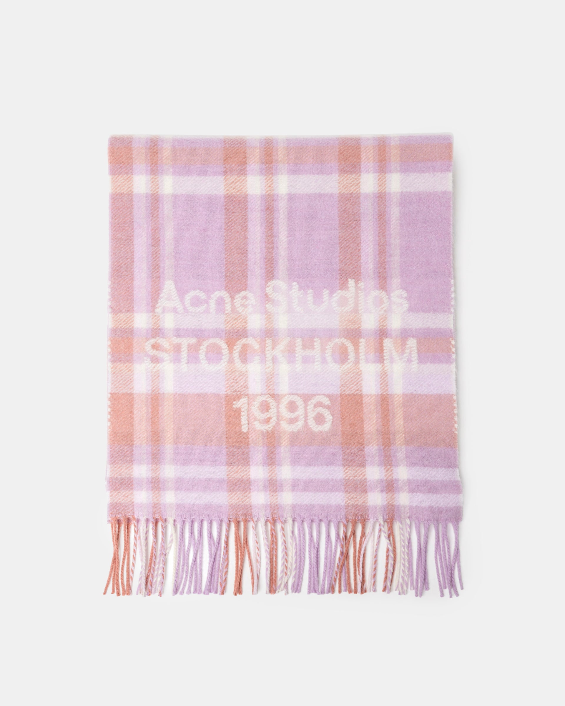 Check Logo Scarf in Pink/Fuchsia