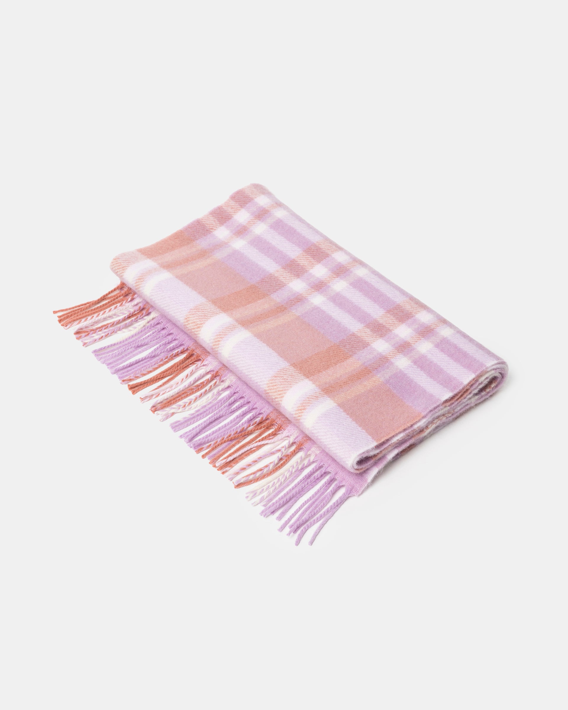 Check Logo Scarf in Pink/Fuchsia