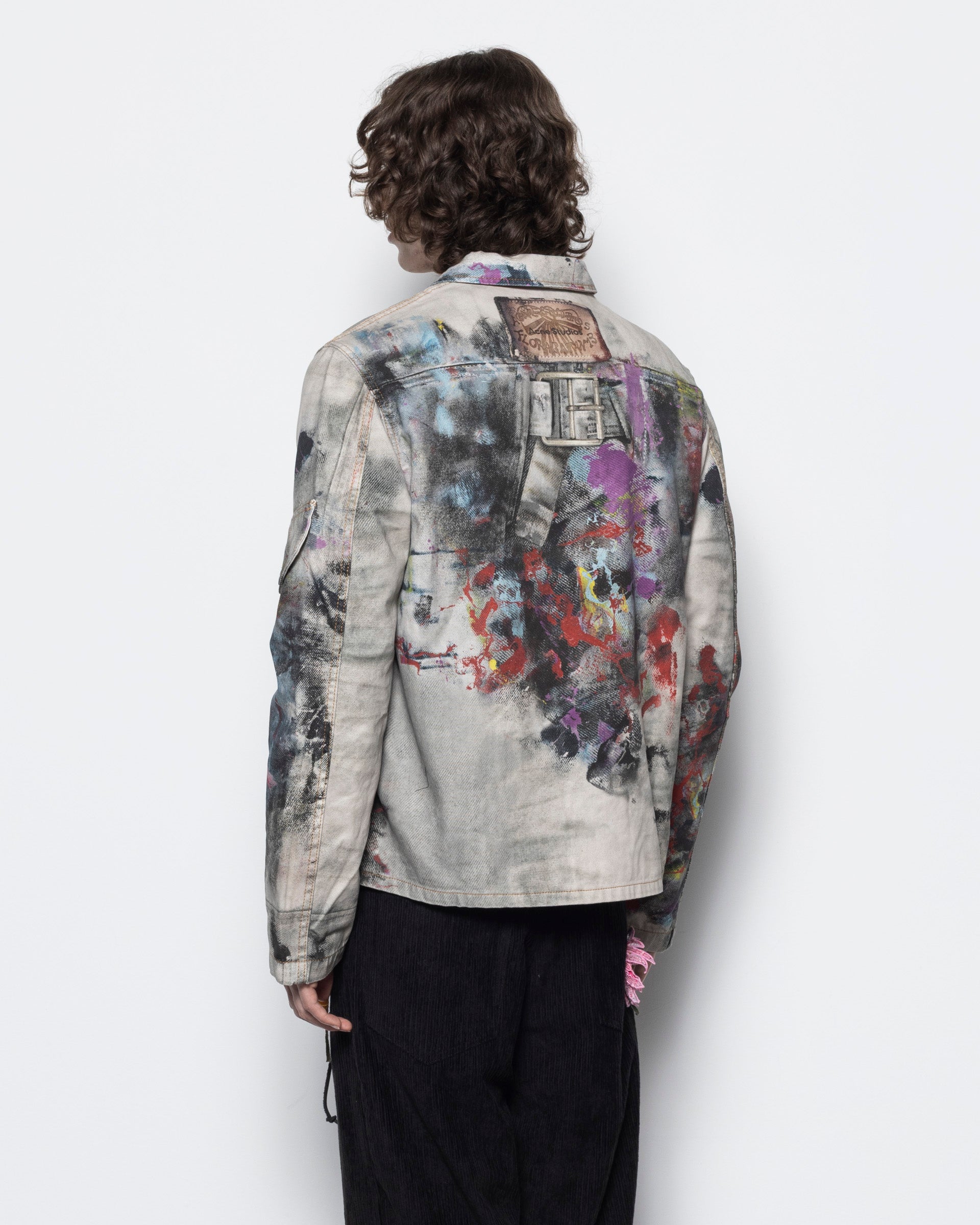 Jacket Trompe L'oeil Print in Multi