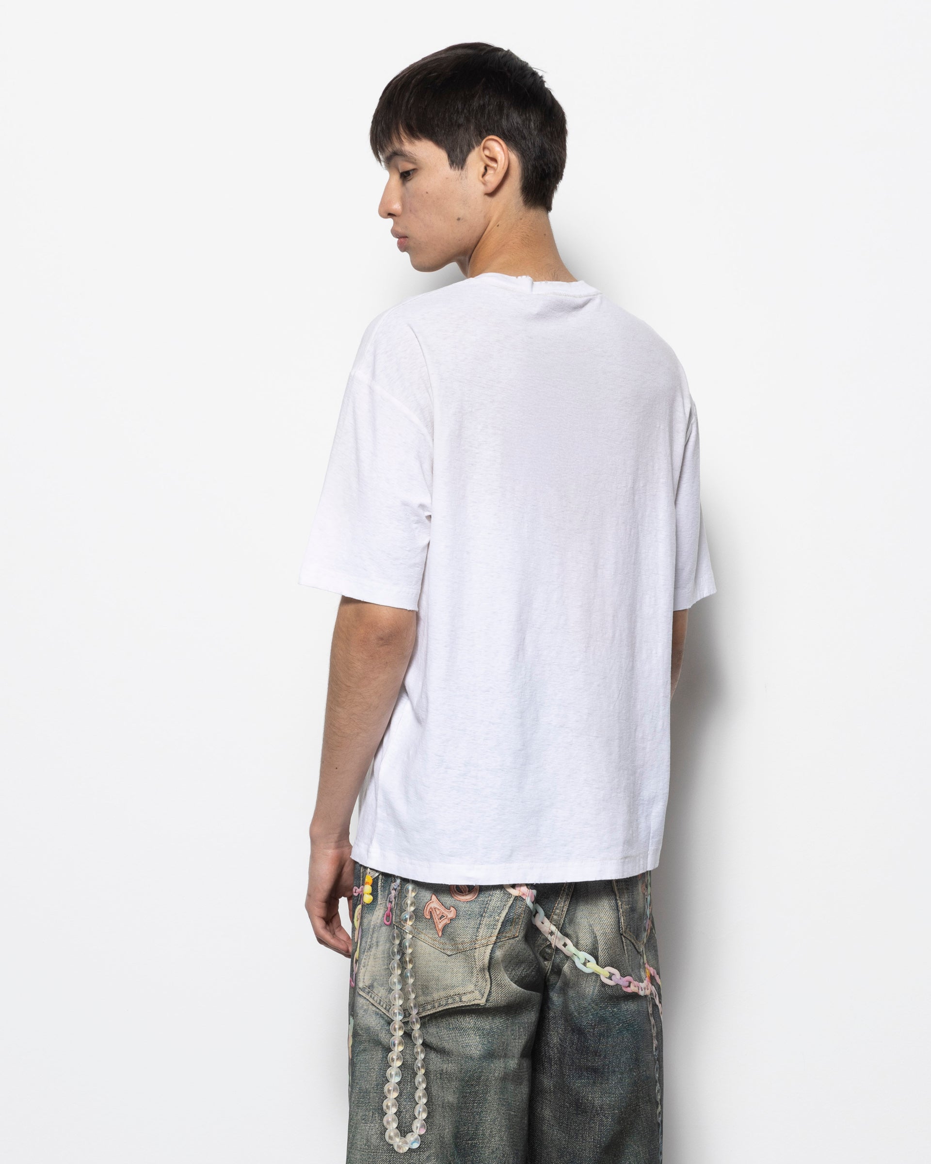 Logo T-Shirt in Dusty White
