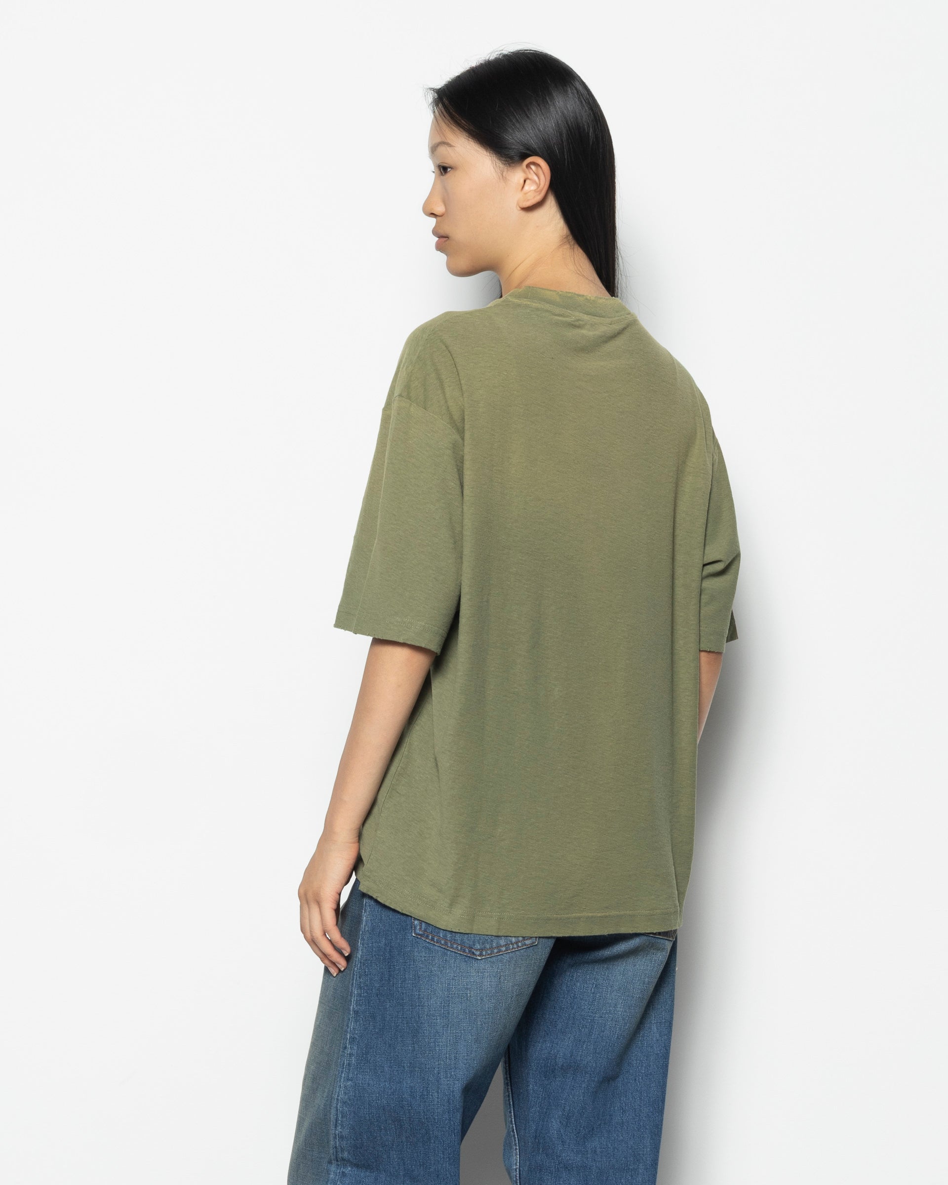 Logo T-Shirt in Olive Green