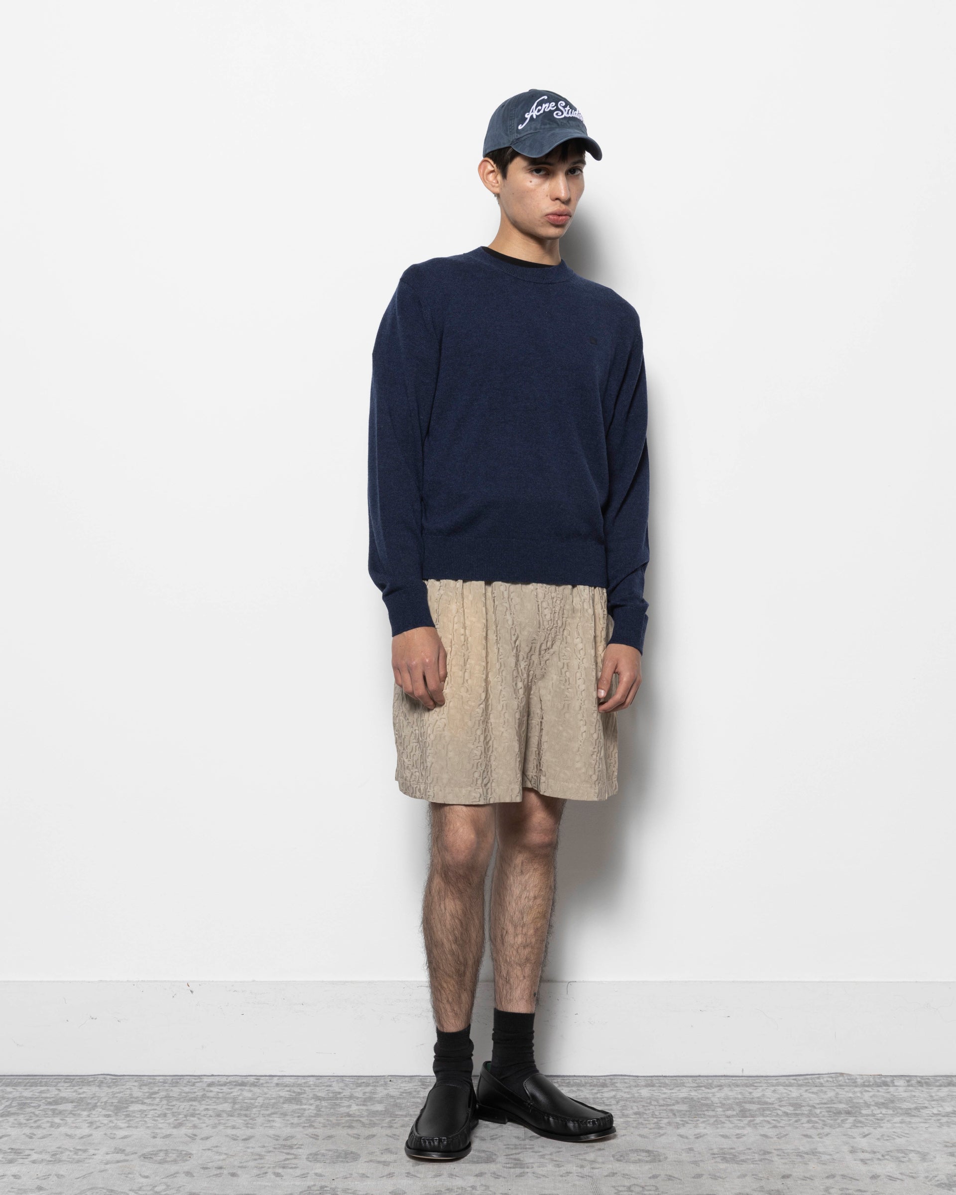 Shorts Monogram in Warm Grey