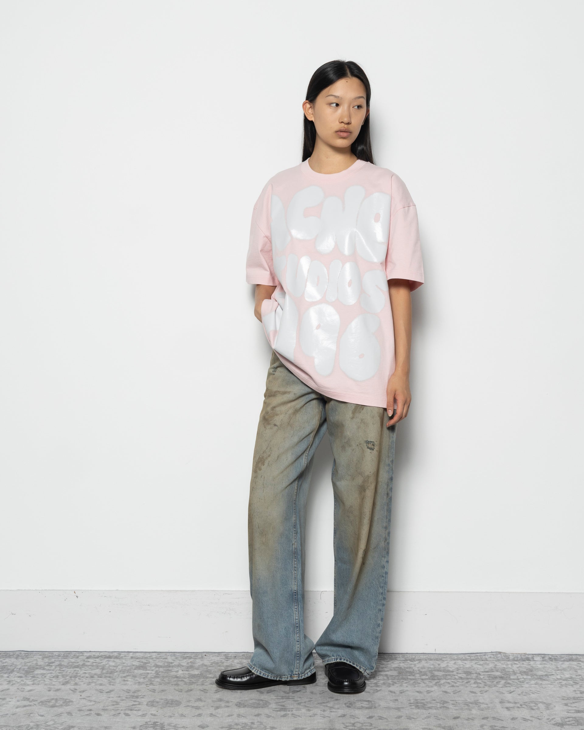 T-Shirt Logo in Innocent Pink