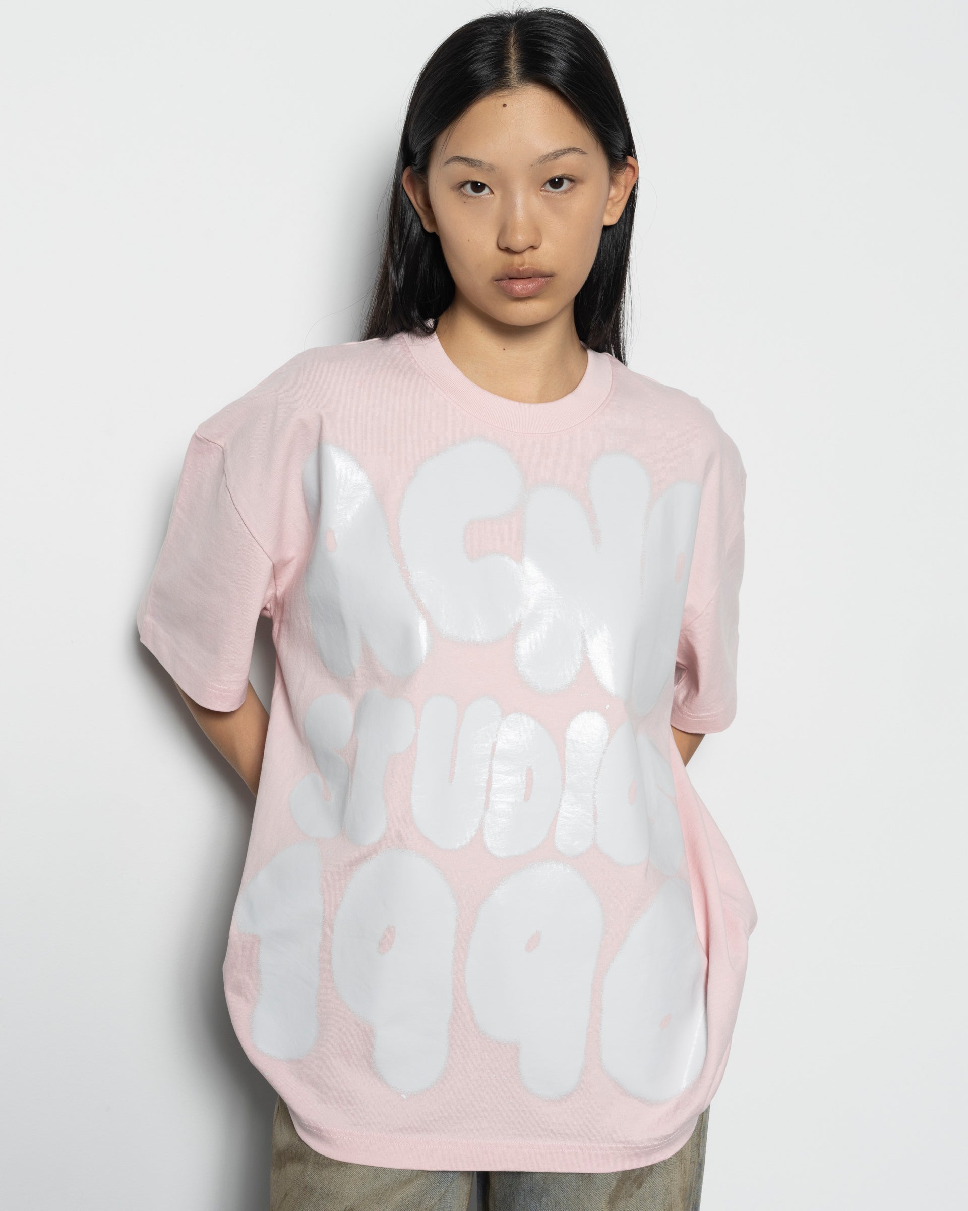 T-Shirt Logo in Innocent Pink