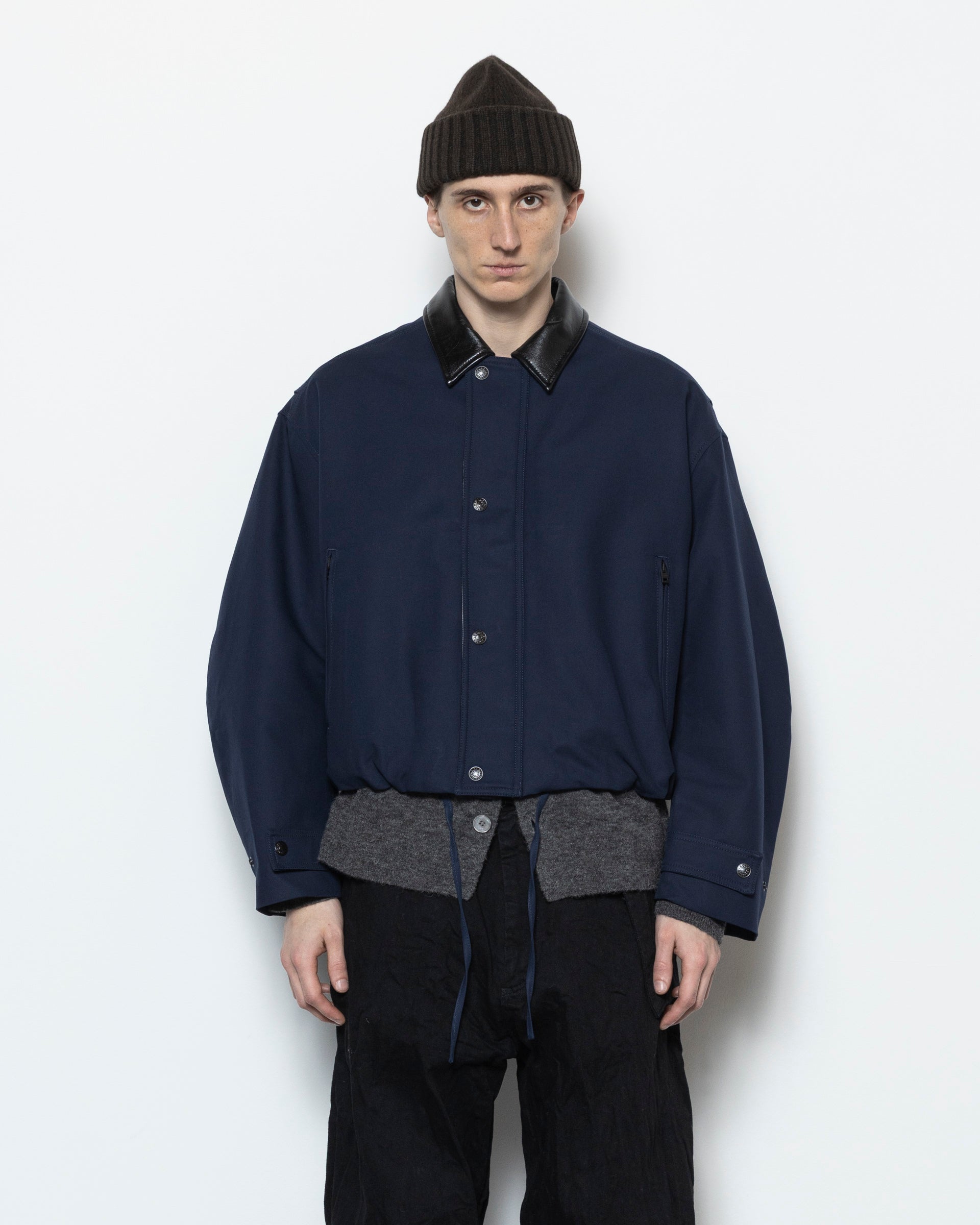 Twill Jacket in Navy