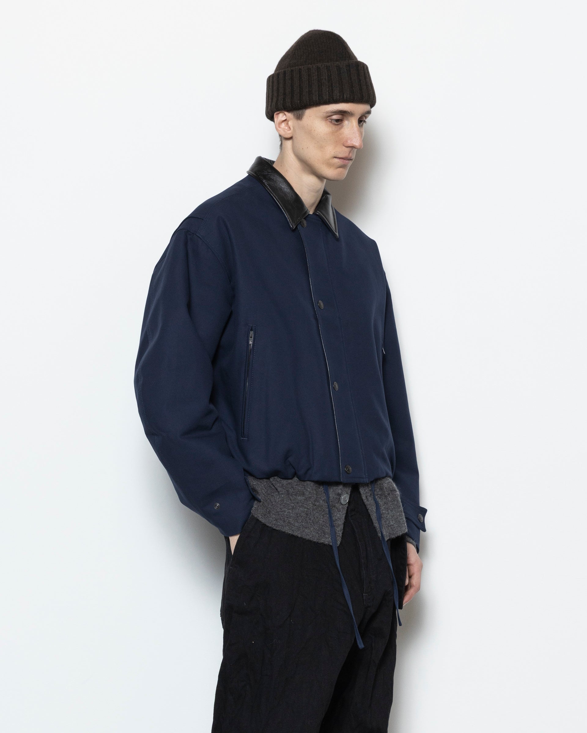 Twill Jacket in Navy