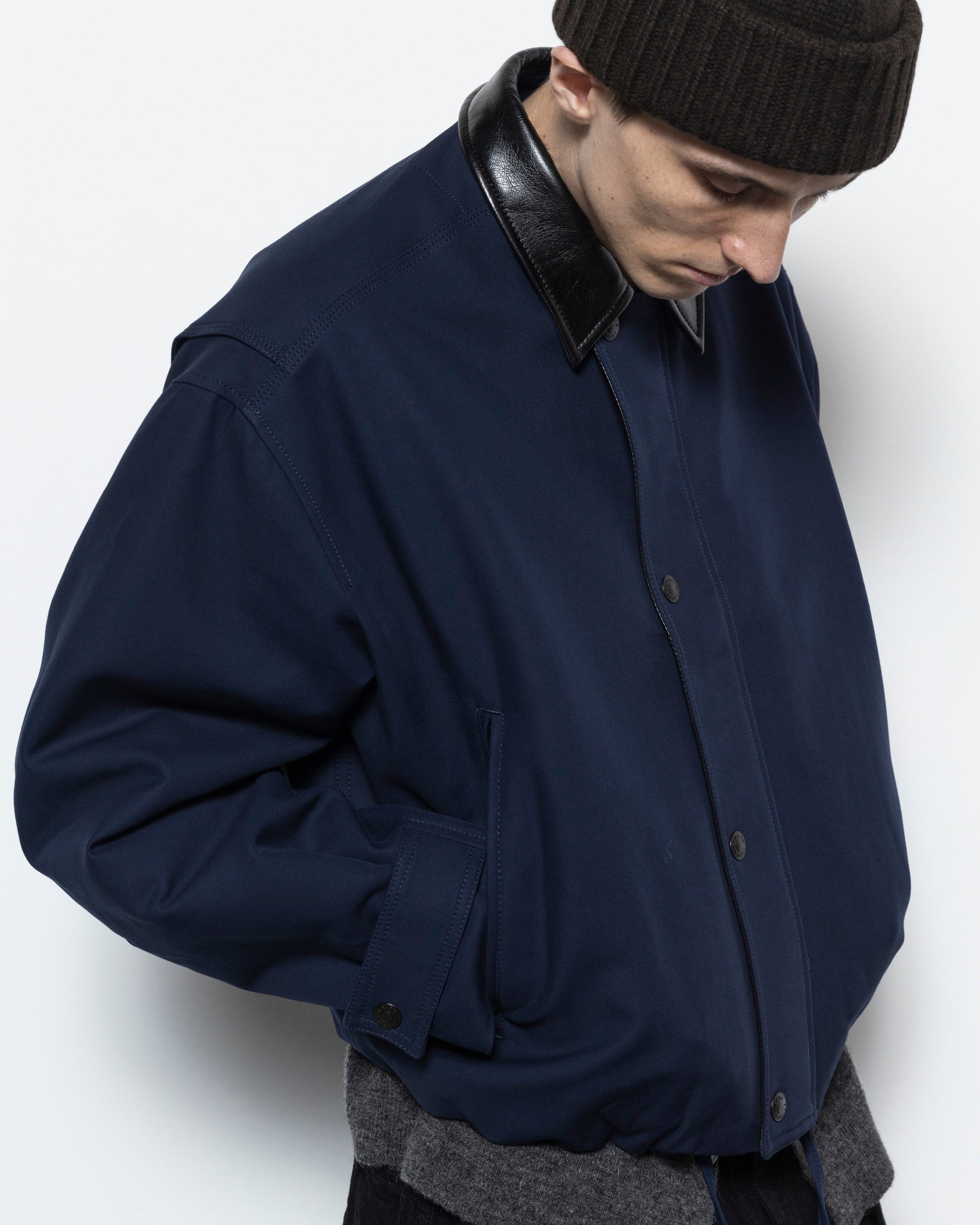 Twill Jacket in Navy