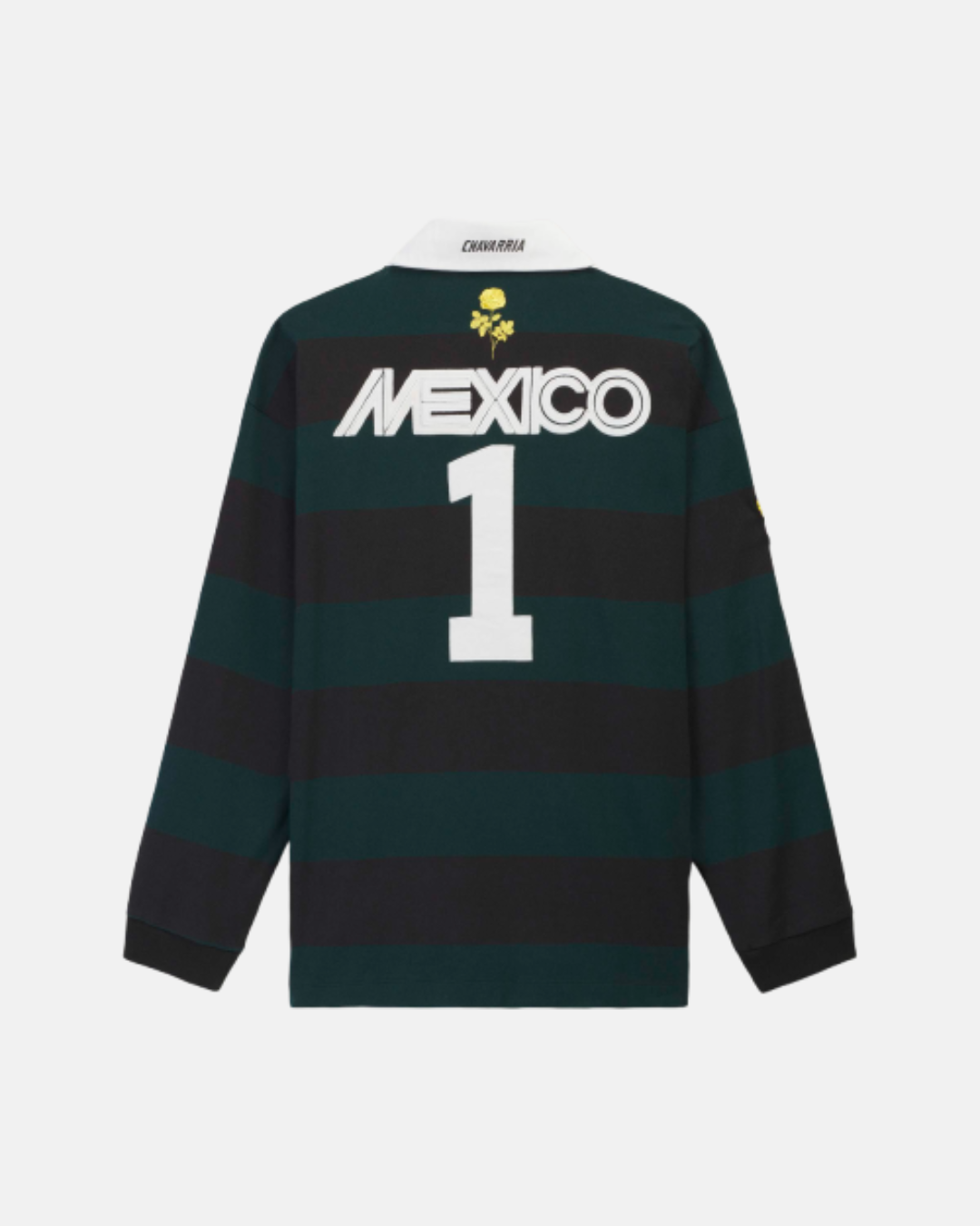 Chavarria LS Rugby Shirt in Black
