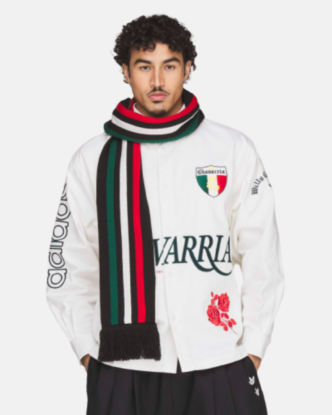 Chavarria Soccer Scarf in Black