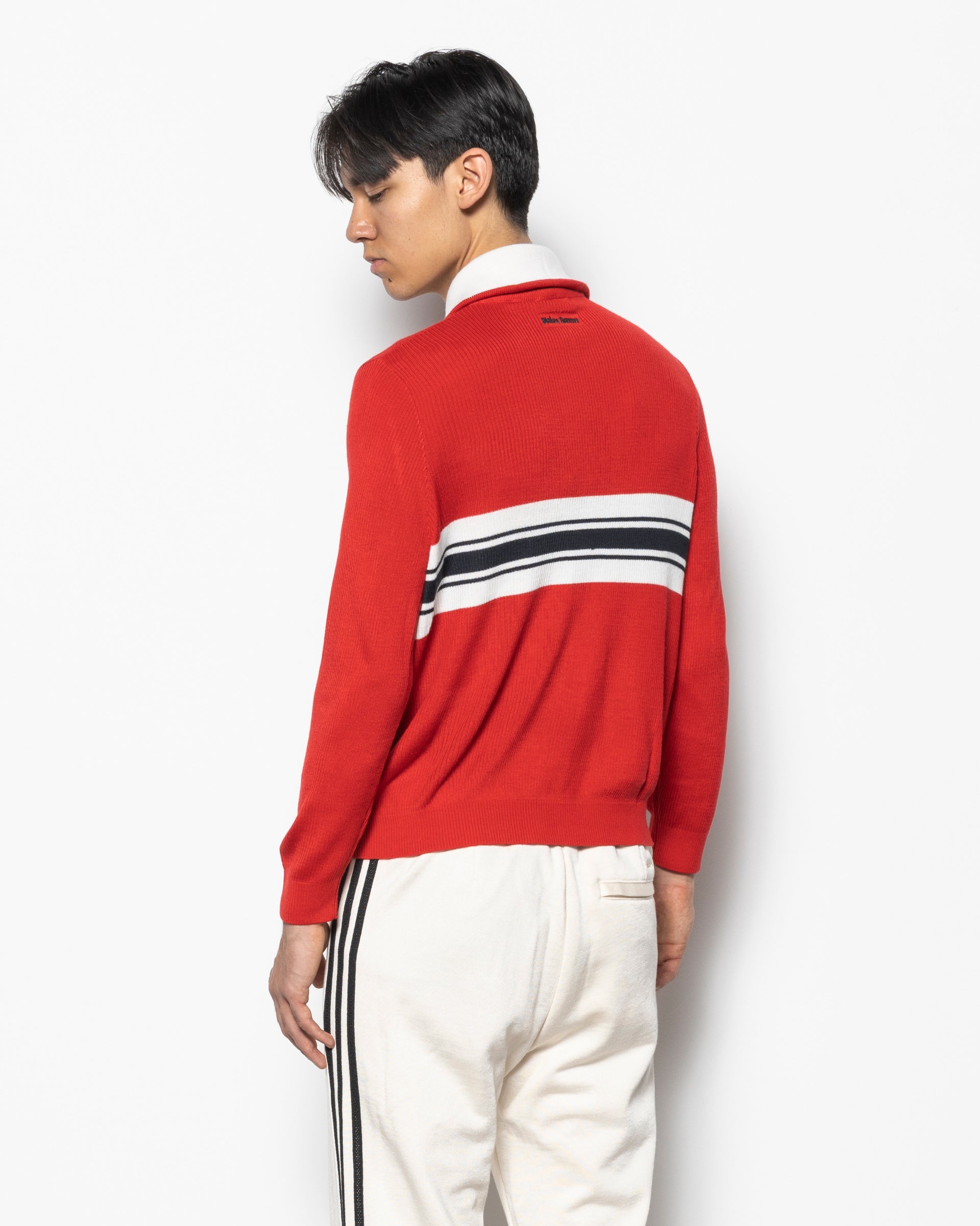 Wales Bonner Knit Track Top in Better Scarlet