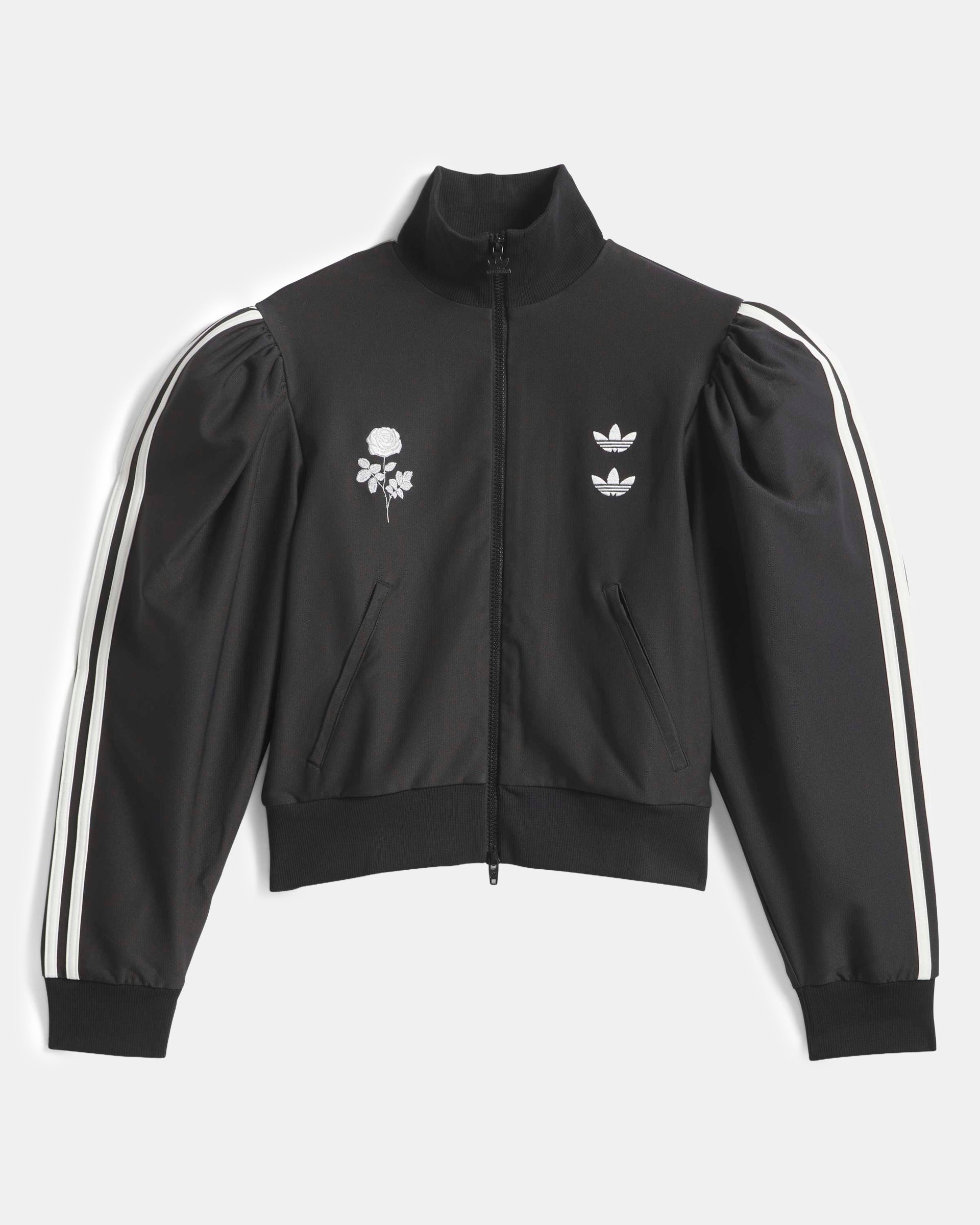 Willy Chavarria Blouse Track Top in Black