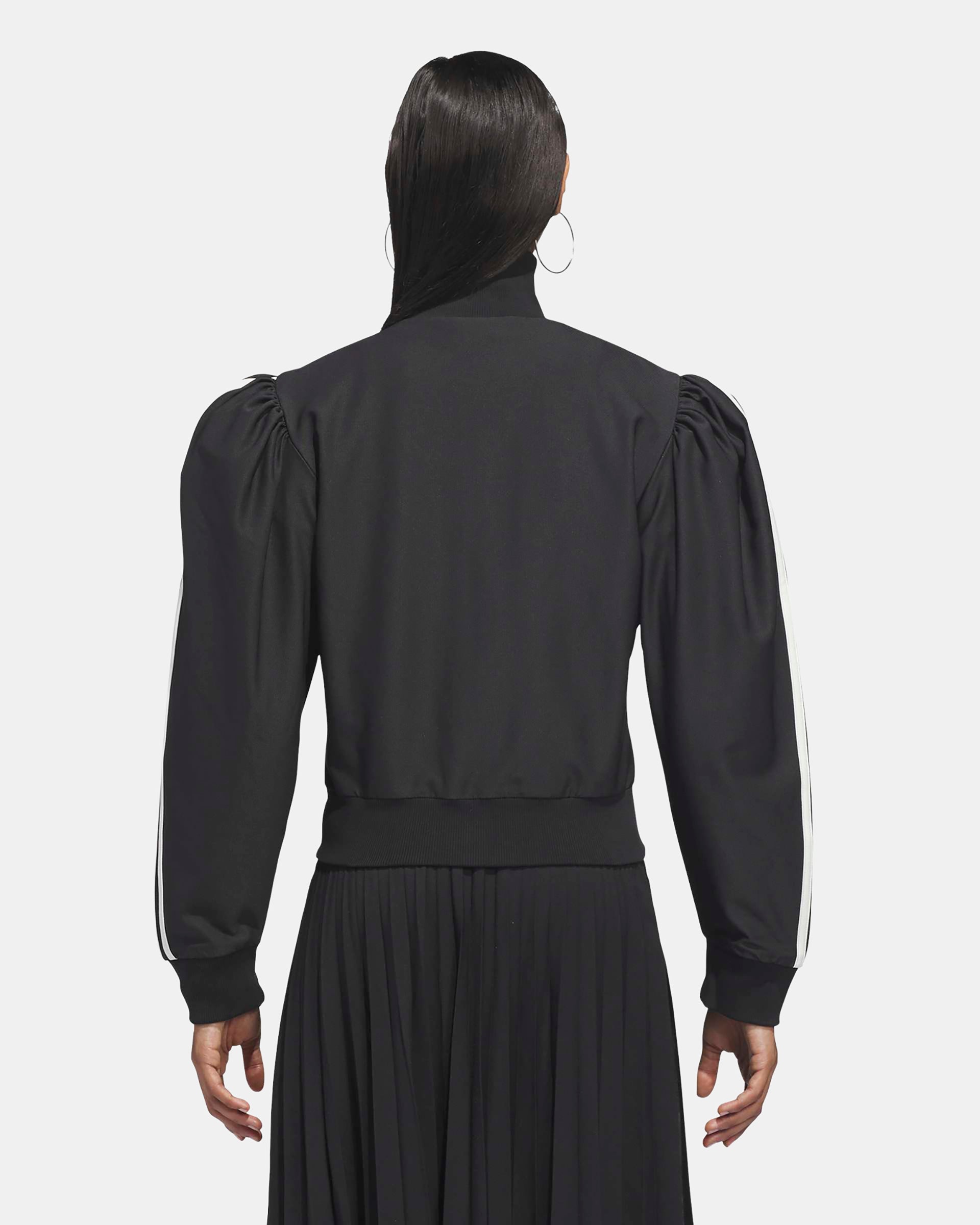 Willy Chavarria Blouse Track Top in Black