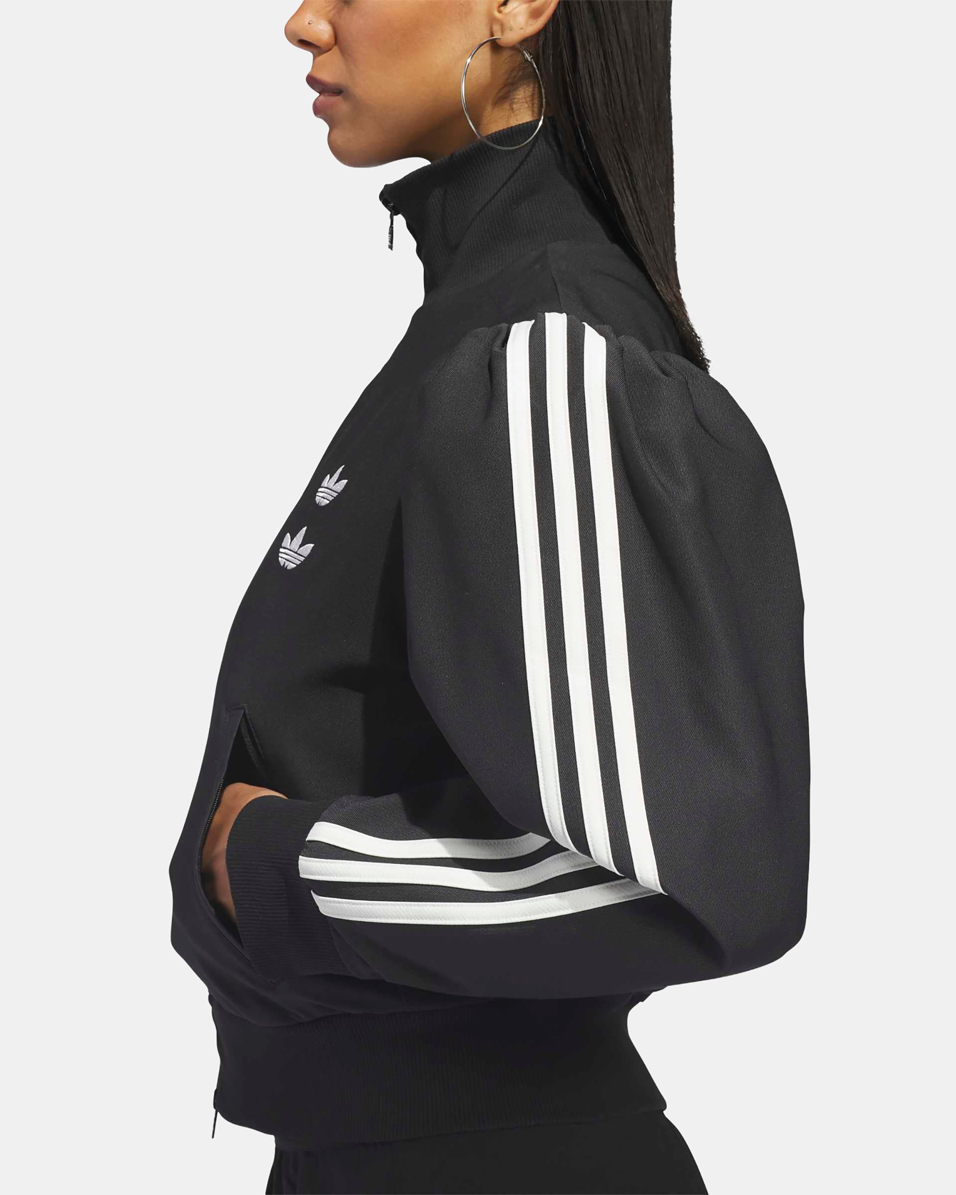 Willy Chavarria Blouse Track Top in Black