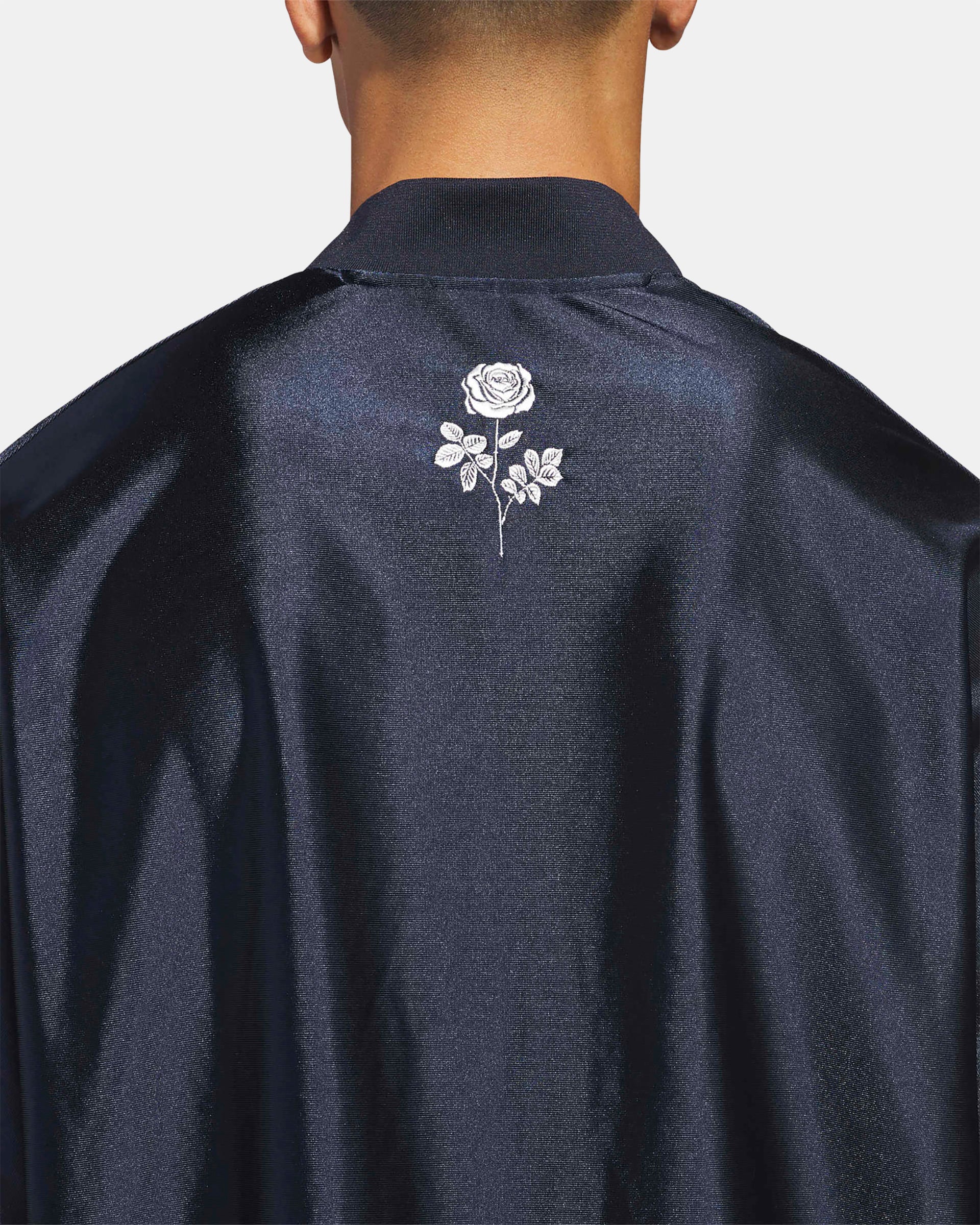 Willy Chavarria Dazzel Long Sleeve Jersey in Legend Ink