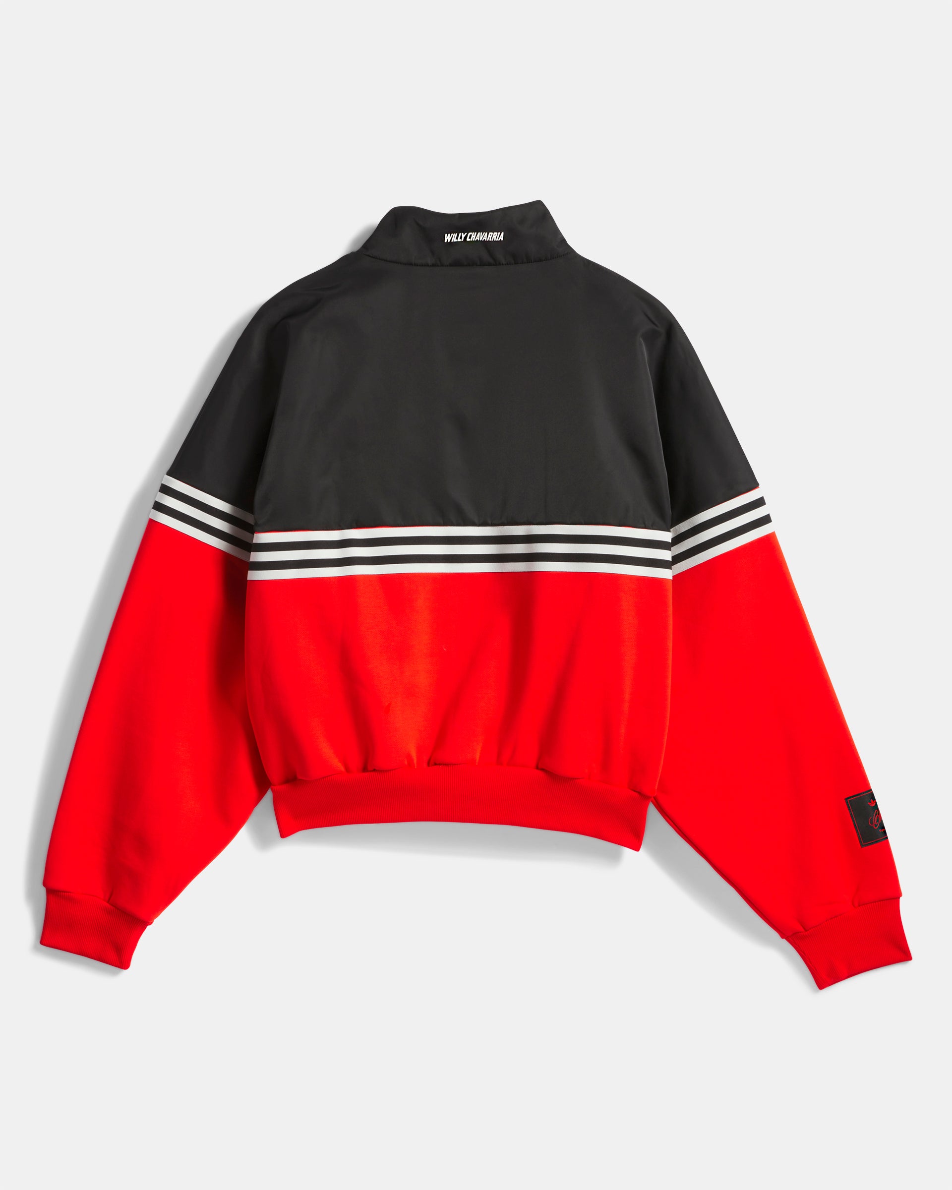 Adidas x Willy Chavarria Gomez Half Zip in Black/Red