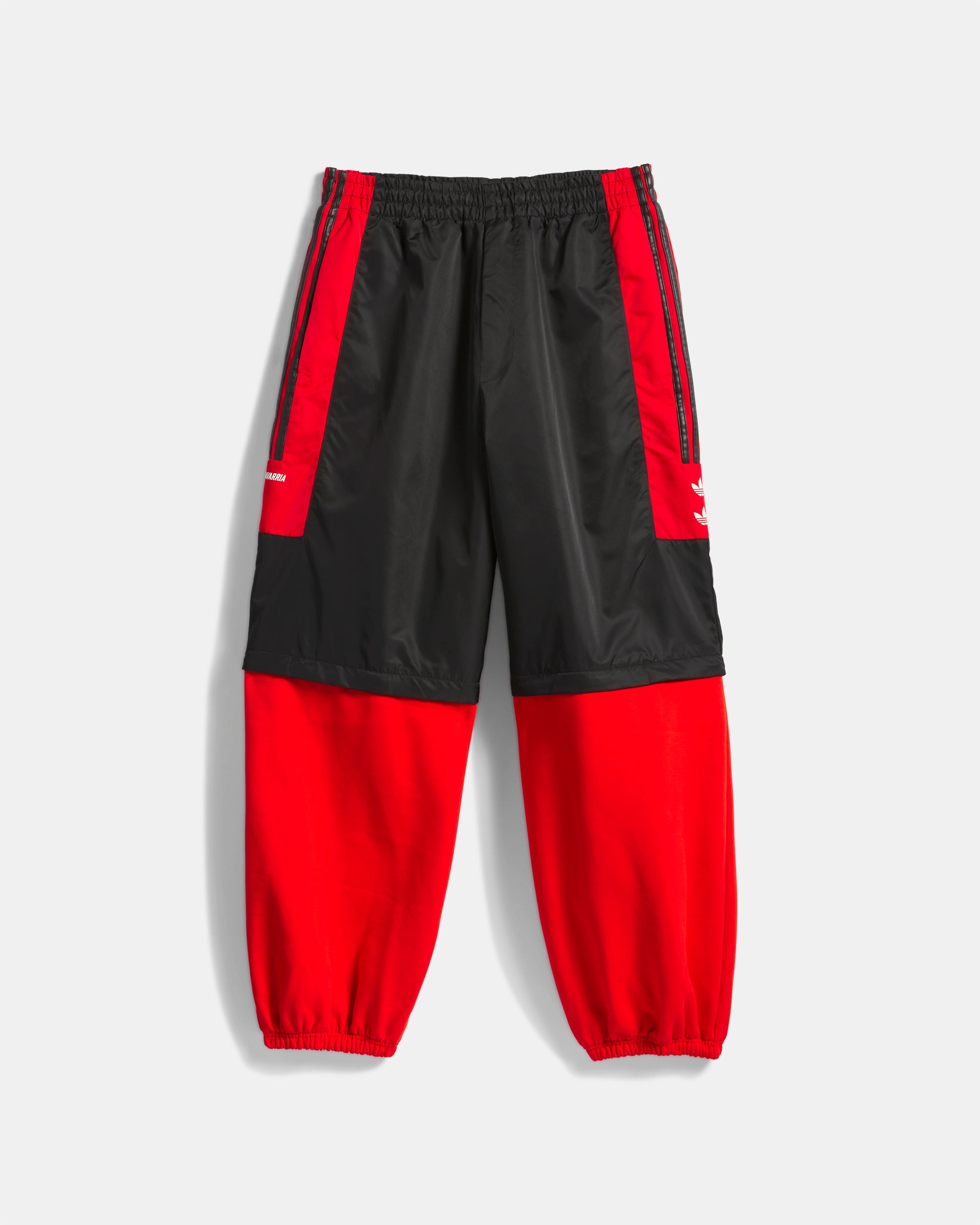 Adidas x Willy Chavarria Gomez Zip Off Pant in Black/Red