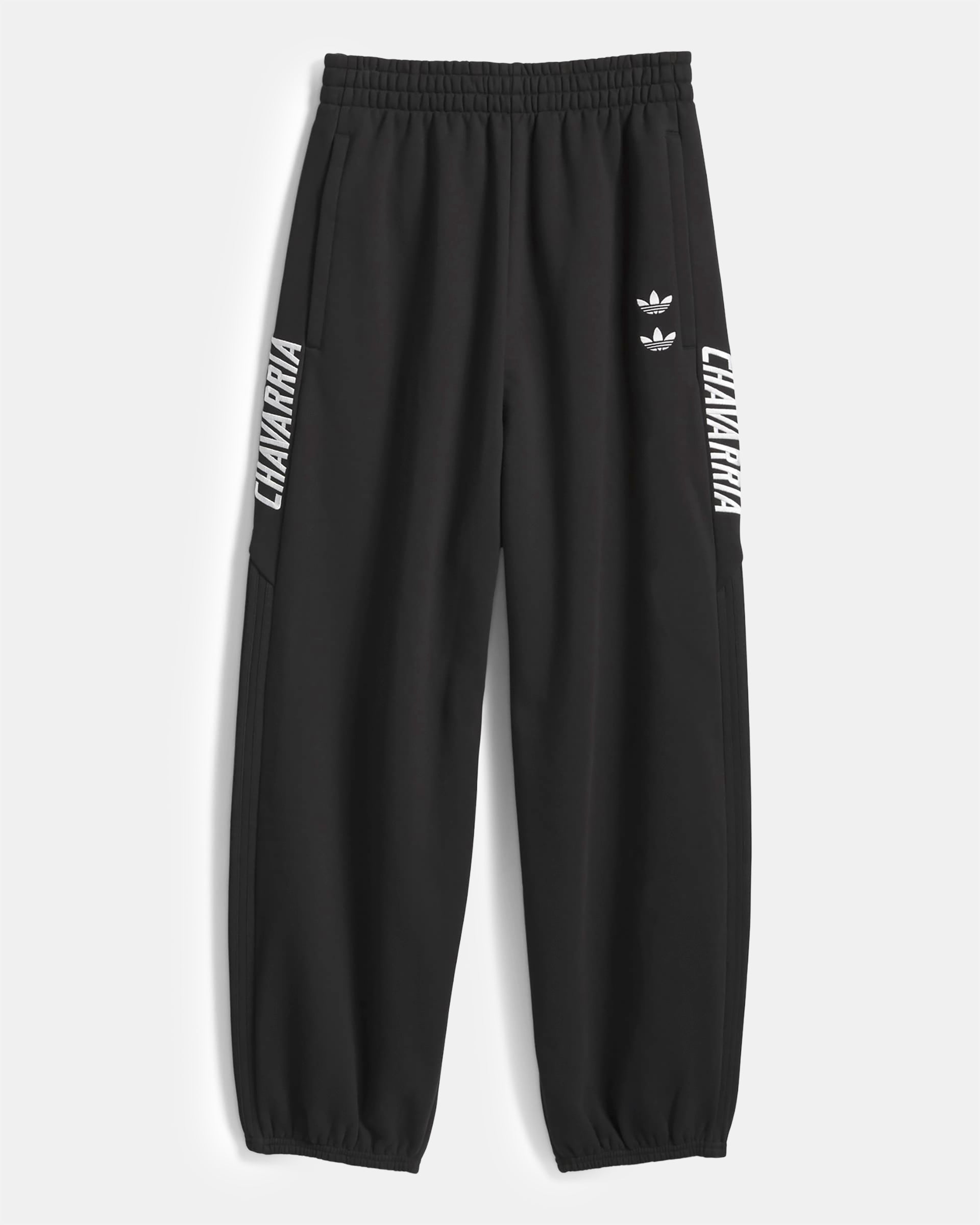 Willy Chavarria Logo Fleece Sweatpants in Black