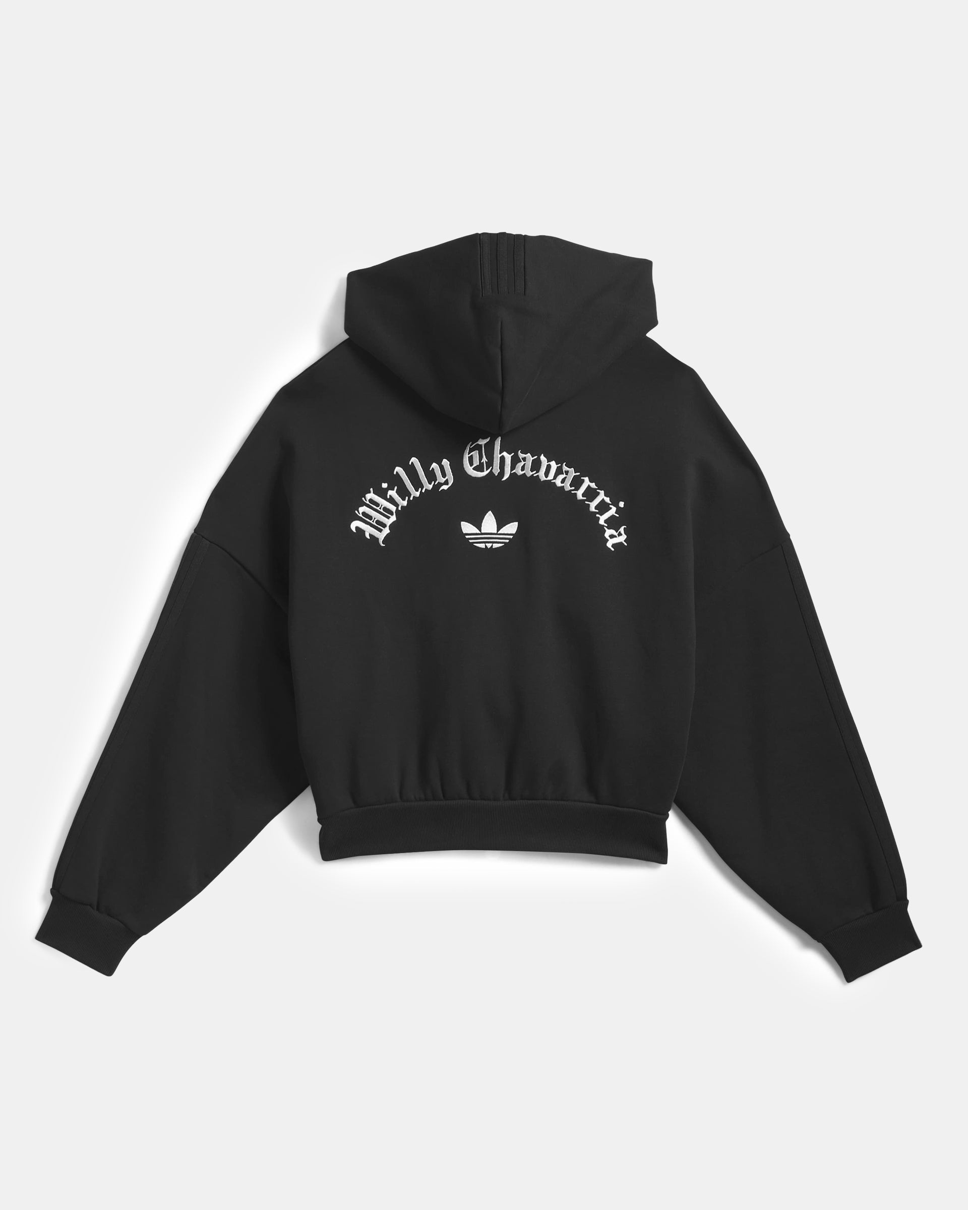 Willy Chavarria Zip Hoodie in Black