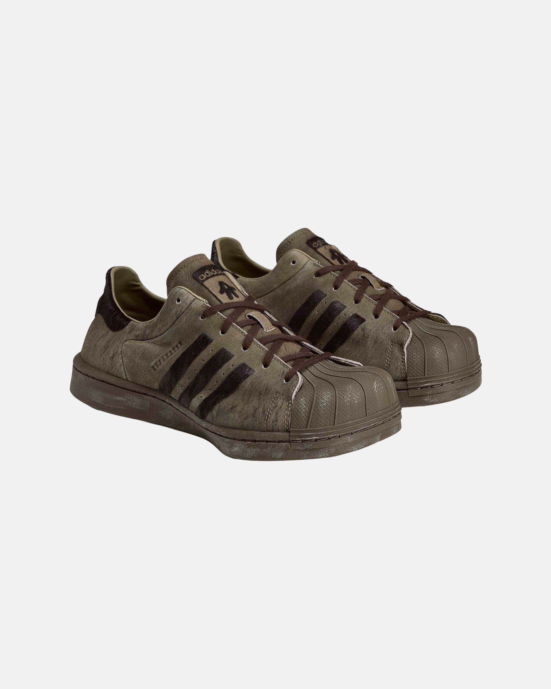 Adidas SST by AVAVAV Shoes in Dark Brown