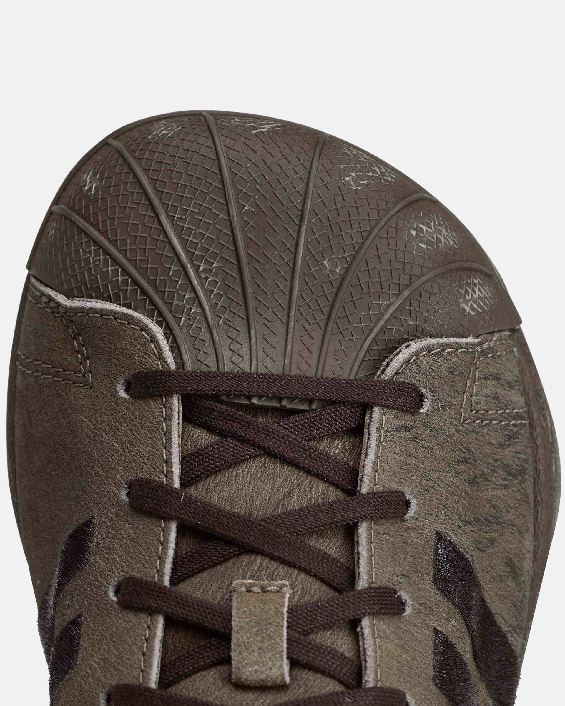 Adidas SST by AVAVAV Shoes in Dark Brown
