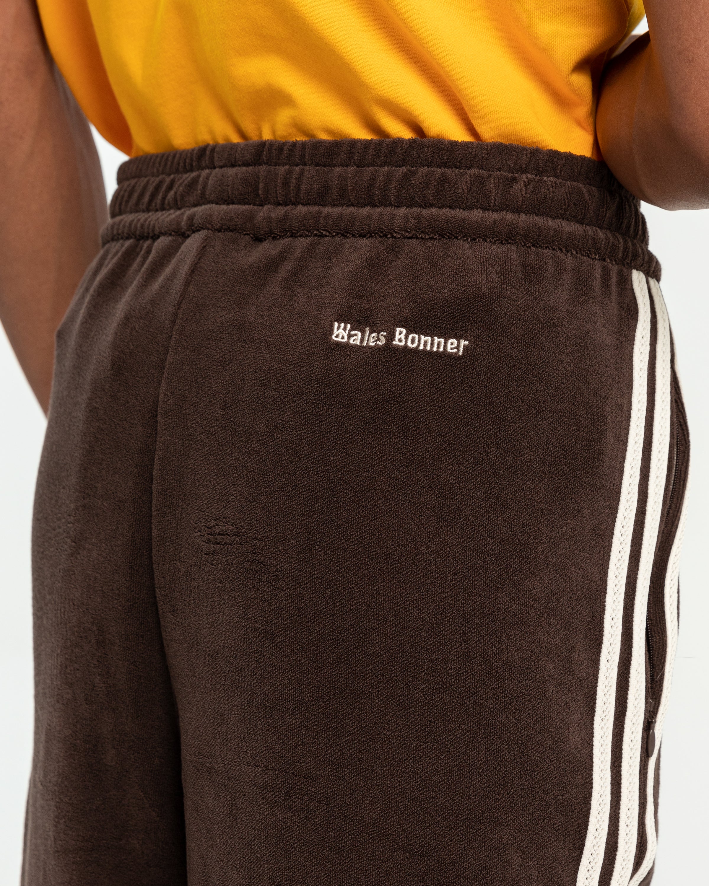 Wales Bonner Twill Shorts in Dark Brown