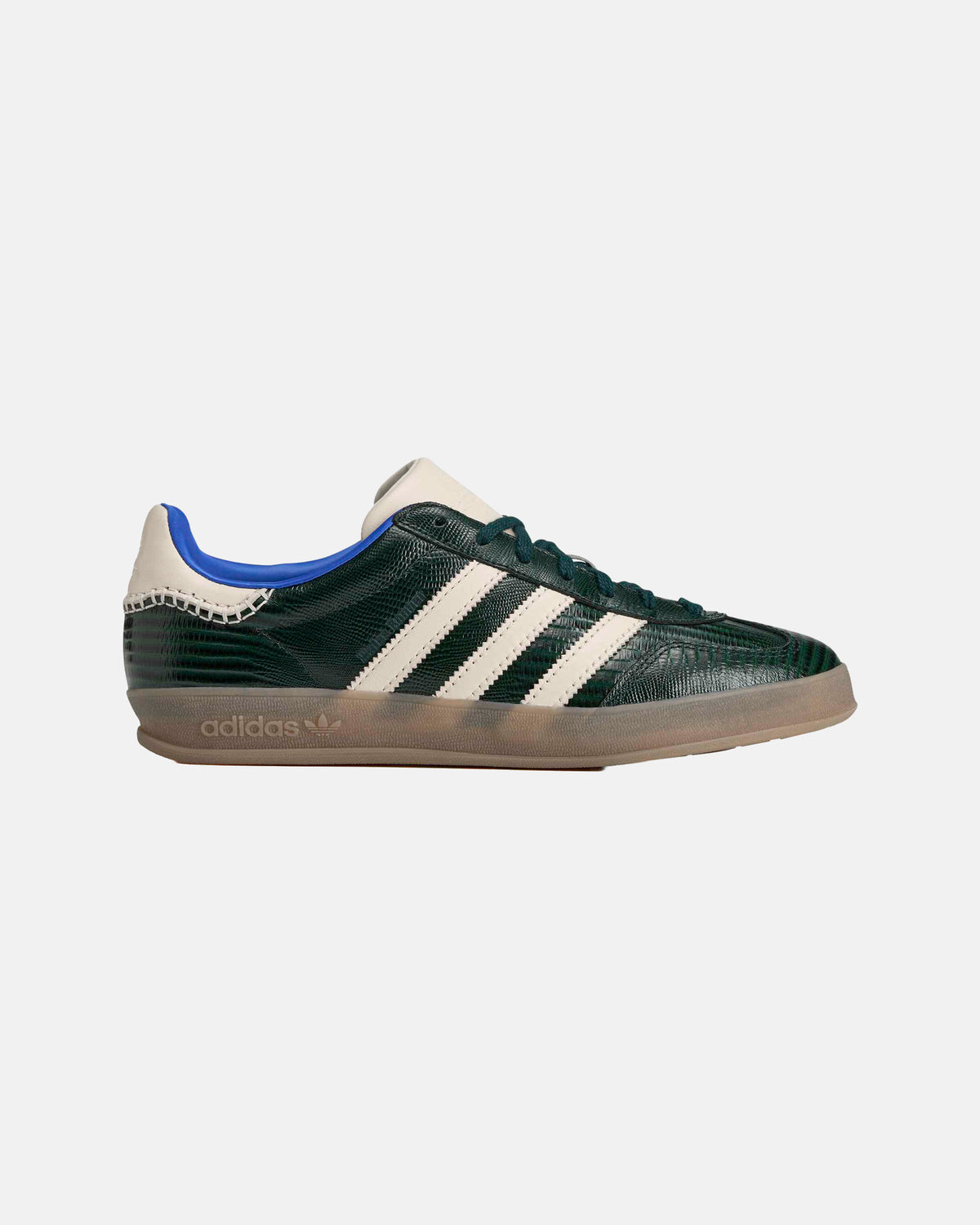 WB Gazelle Suede Croc Shoes in Night Green