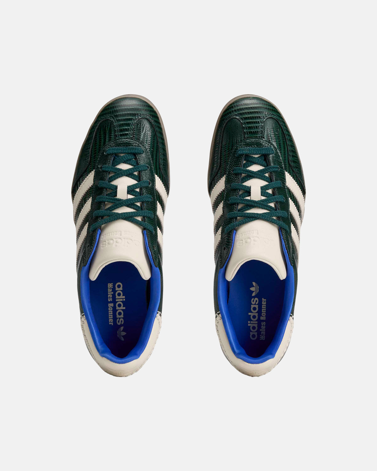 WB Gazelle Suede Croc Shoes in Night Green