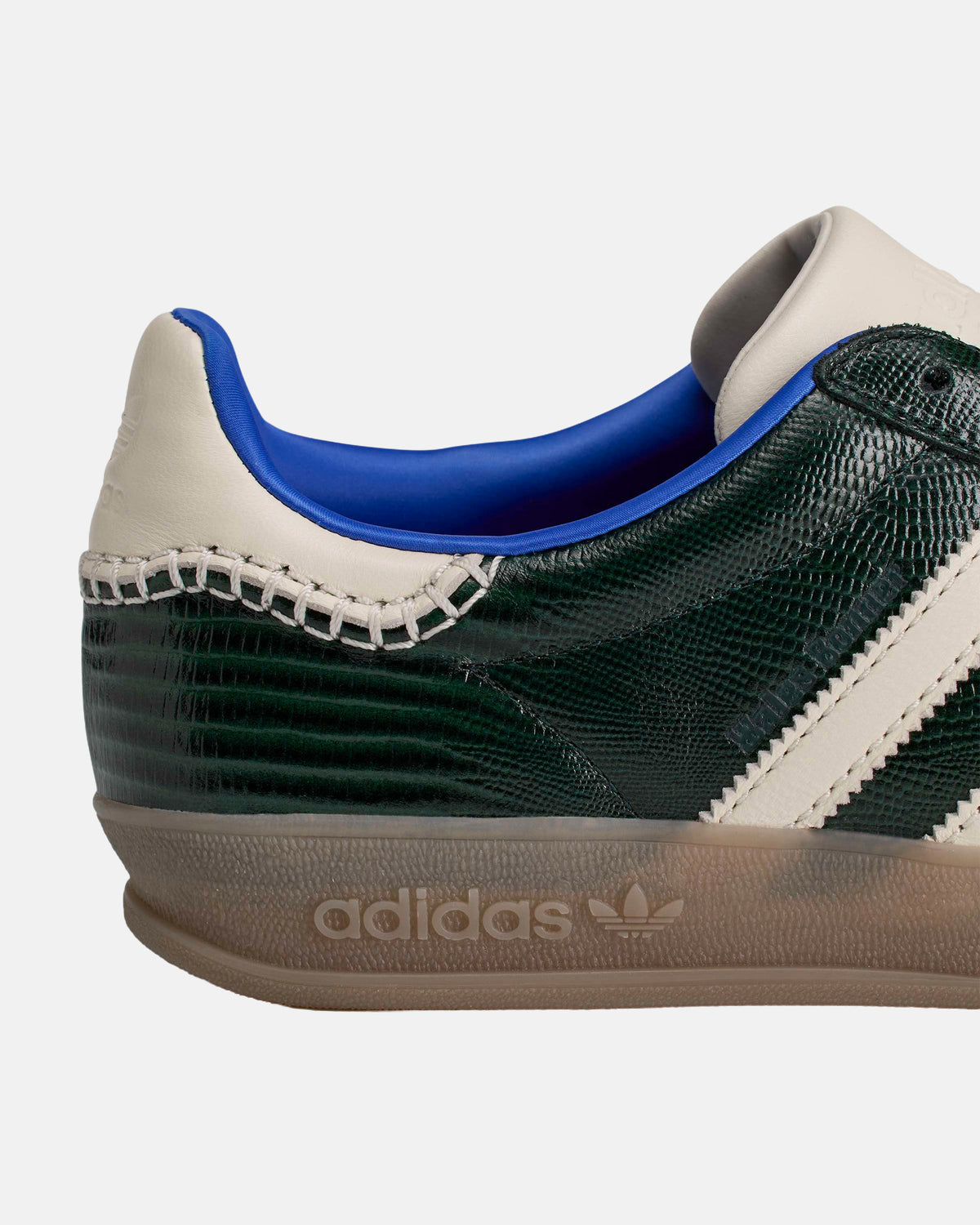WB Gazelle Suede Croc Shoes in Night Green