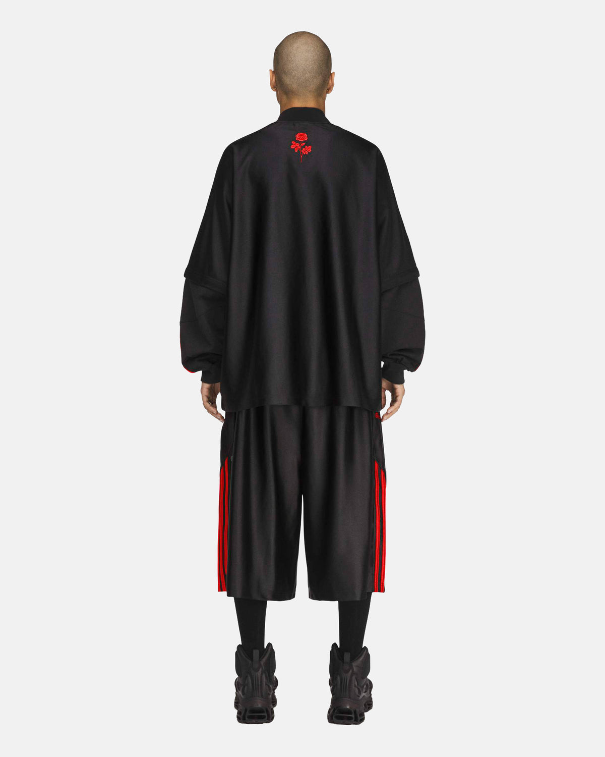 Willy Chavarria Dazzle Longsleeve Jersey in Black