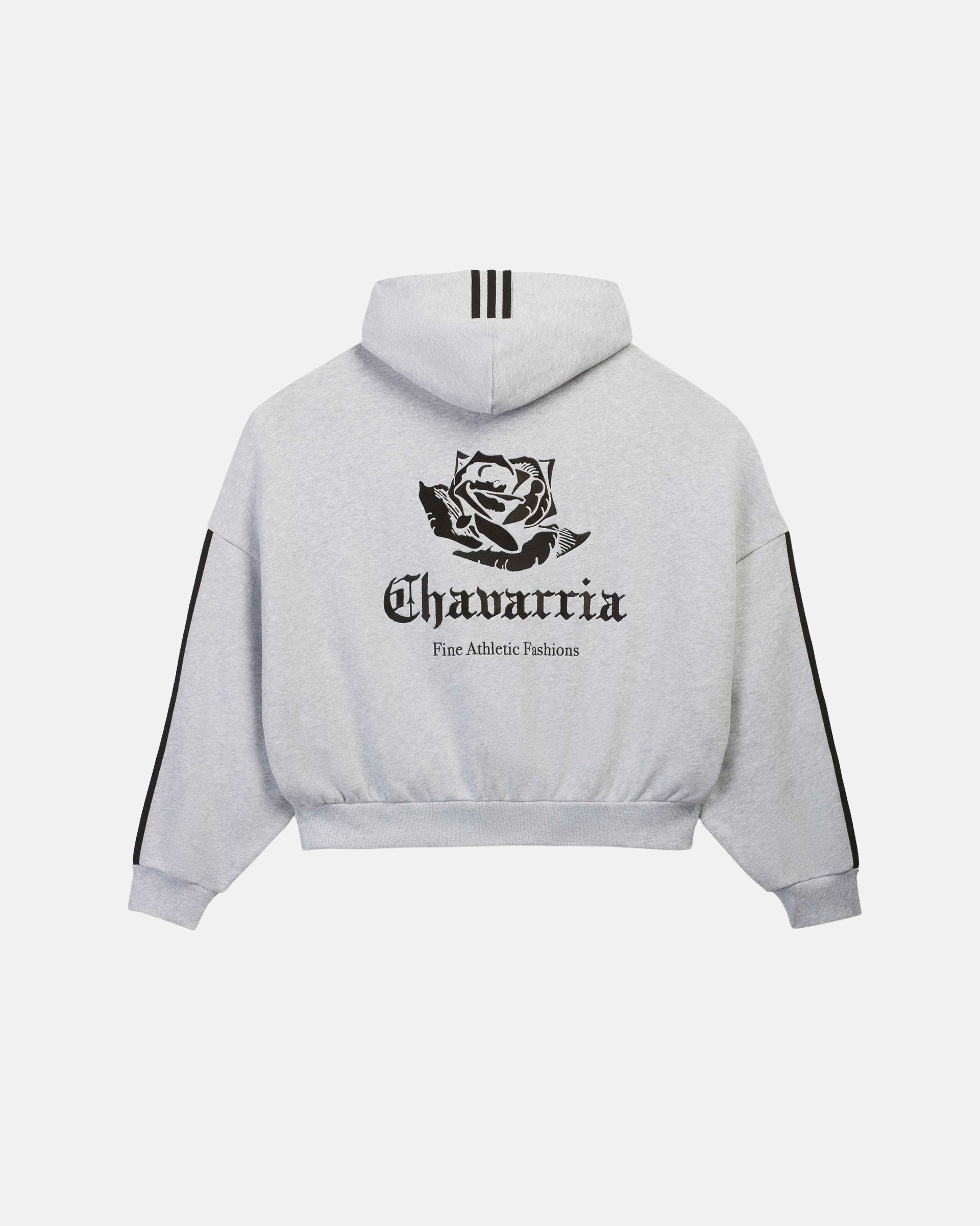 Adidas Willy Chavarria FZ Hoodie in Light Grey | RODEN GRAY