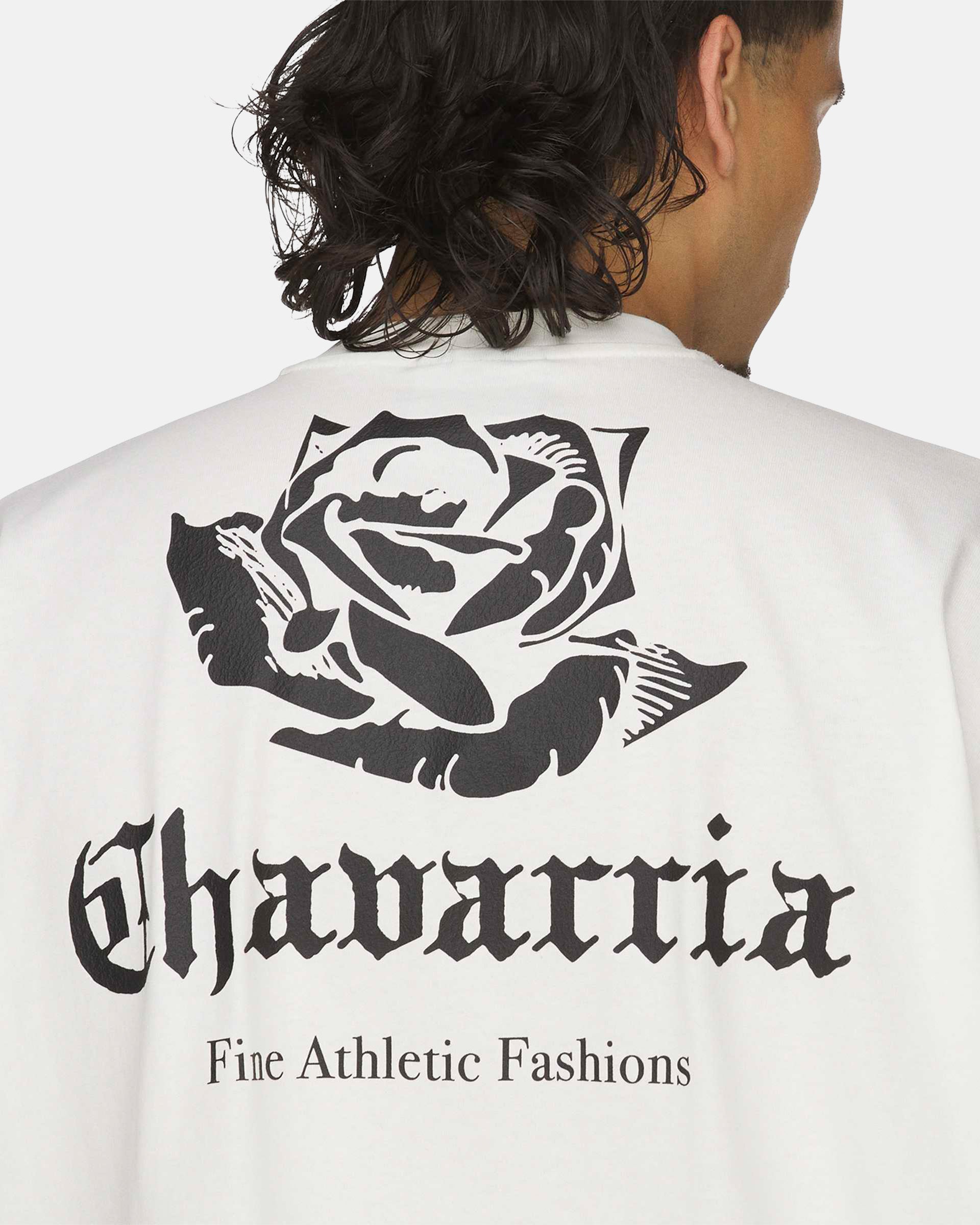 Willy Chavarria Logo Tee in Off White