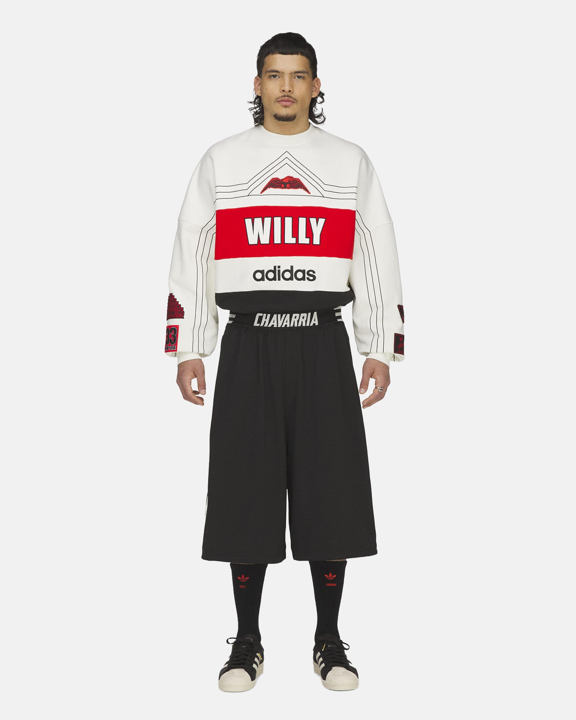Willy Chavarria Mesh Short in Black
