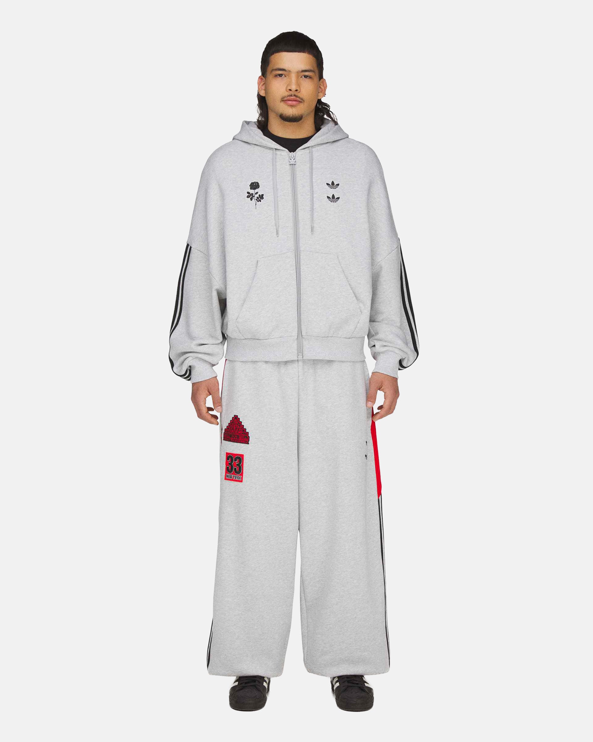 Willy Chavarria NY Sweatpants in Light Grey