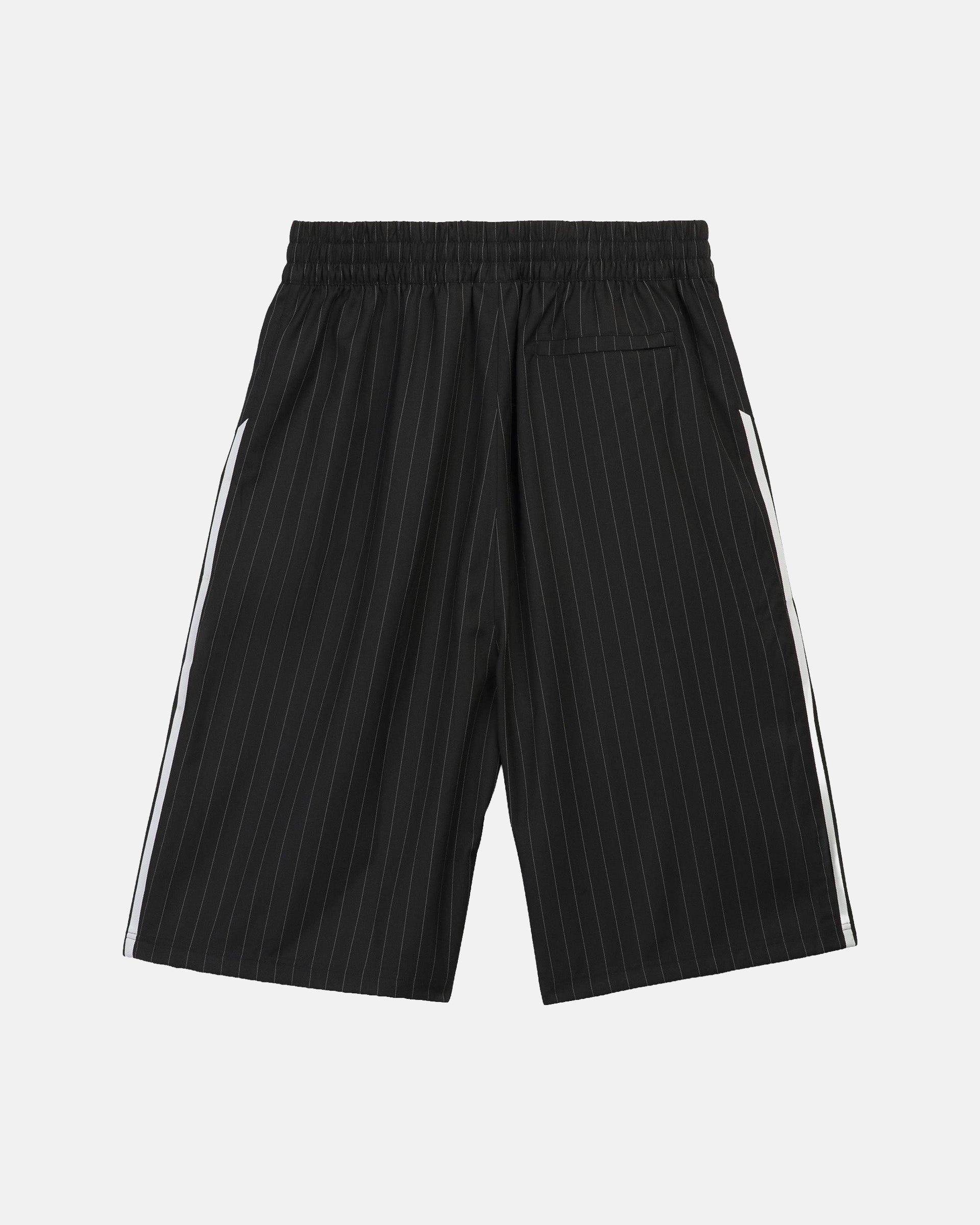 Adidas Willy Chavarria Pinstripe Shorts in Black | RODEN GRAY
