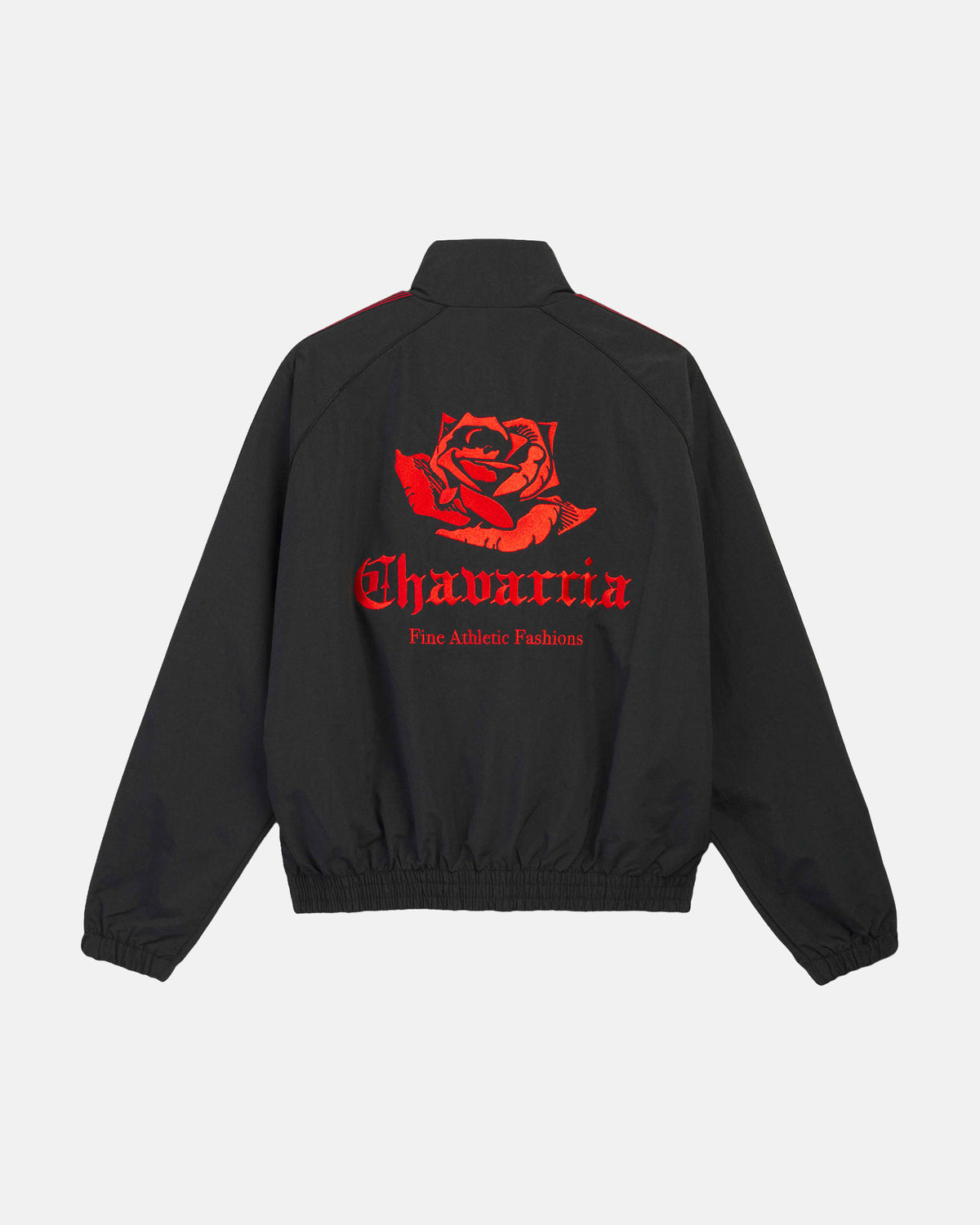 Willy Chavarria Woven Track Jacket in Black