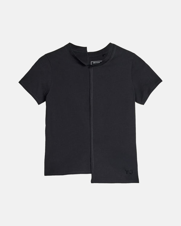 Y-3 Fitted Tee in Black
