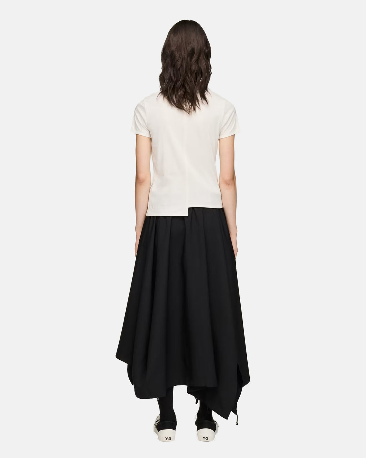 Y-3 Fitted Tee in White