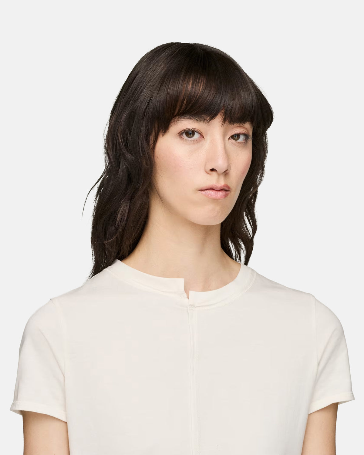 Y-3 Fitted Tee in White