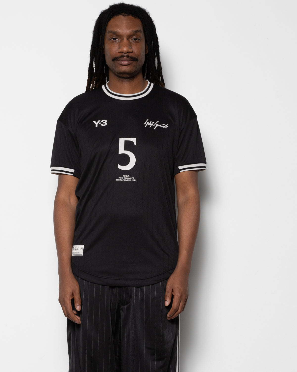 Y-3 Jude Bellingham Soccer S/S Jersey in Black