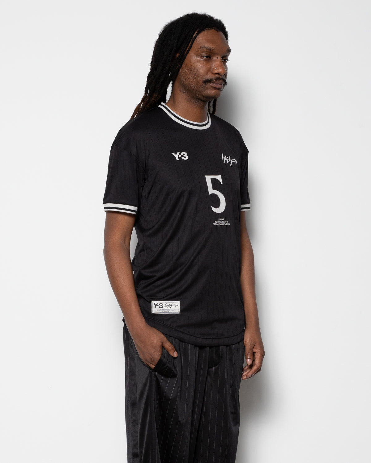 Y-3 Jude Bellingham Soccer S/S Jersey in Black