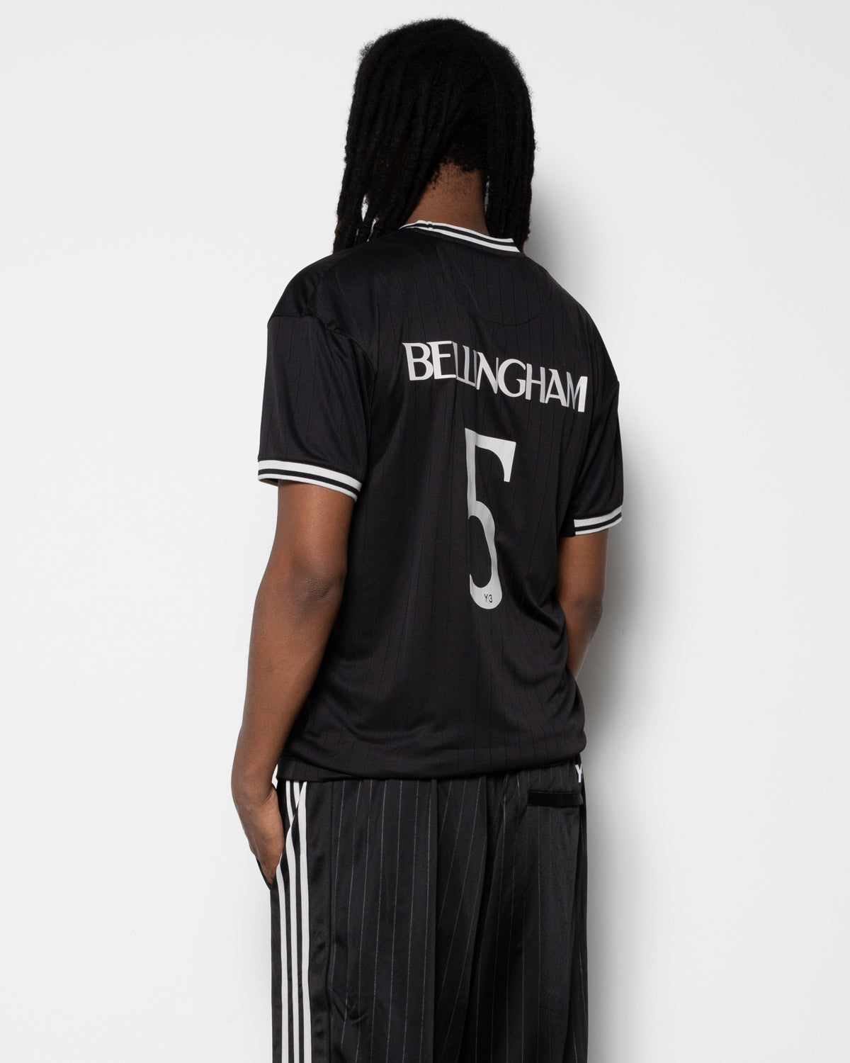 Y-3 Jude Bellingham Soccer S/S Jersey in Black