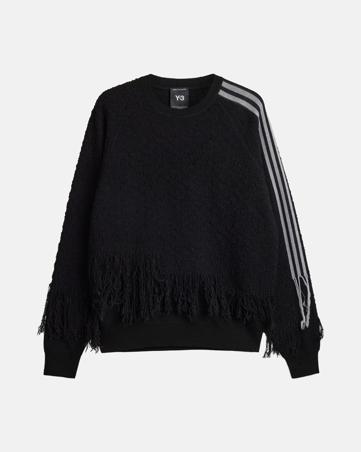 Y-3 Knit 3S Sweatshirt in Black