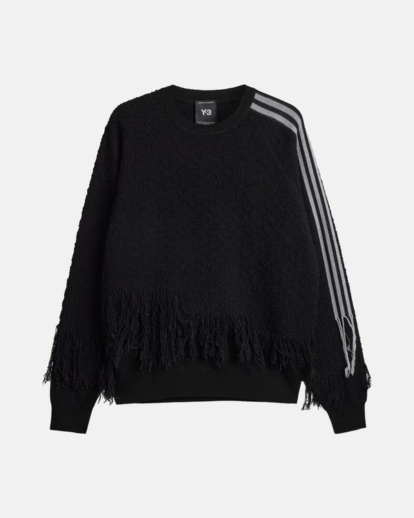 Y-3 Knit 3S Sweatshirt in Black