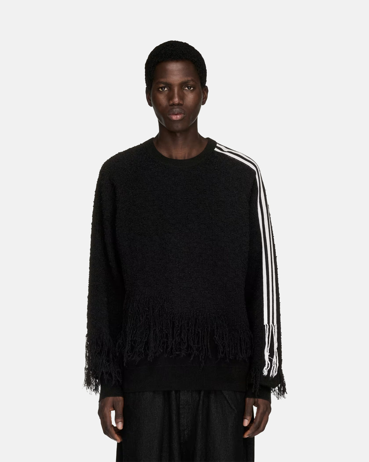 Y-3 Knit 3S Sweatshirt in Black