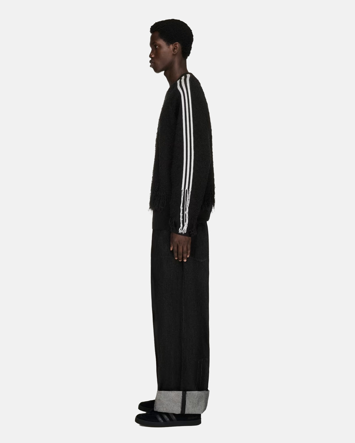 Y-3 Knit 3S Sweatshirt in Black