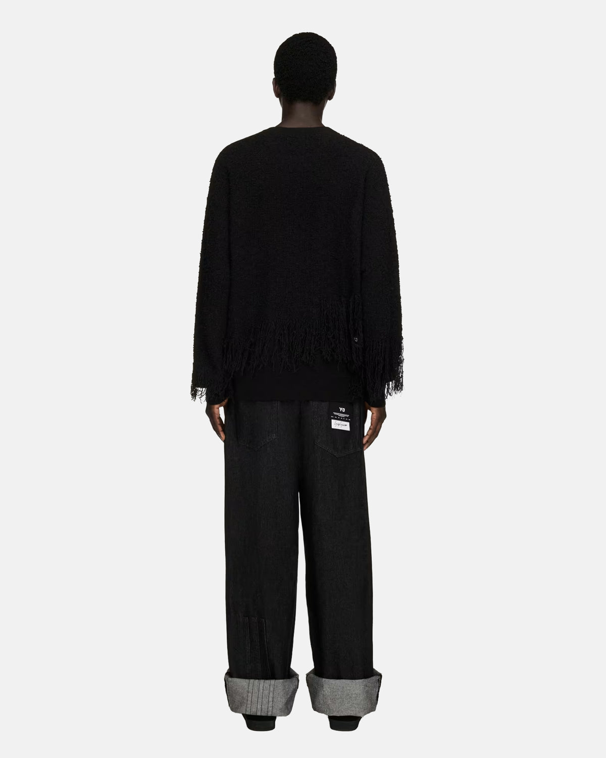 Y-3 Knit 3S Sweatshirt in Black