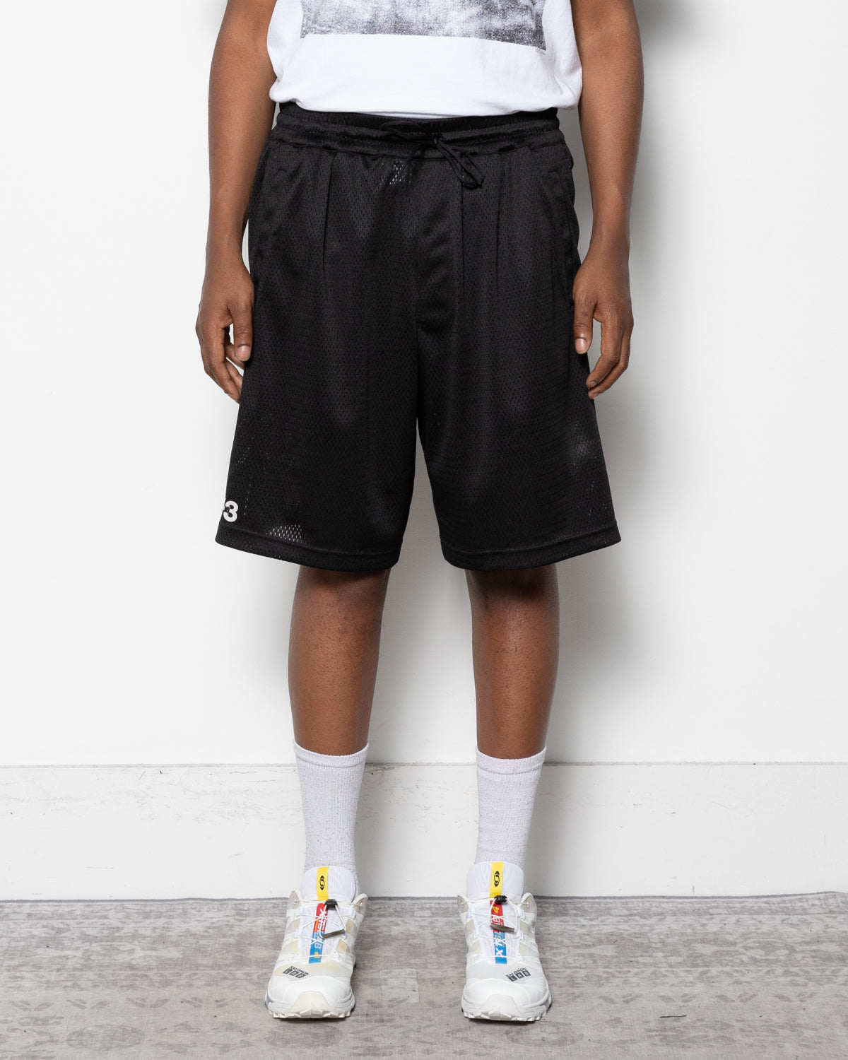 Y-3 Mesh Shorts in Black