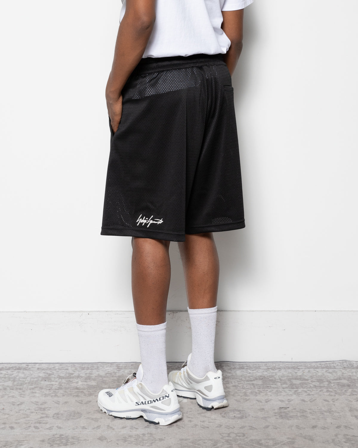 Y-3 Mesh Shorts in Black